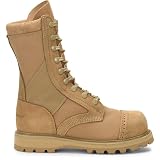 Corcoran Marauder - Botas de trabajo con punta de acero de 10 pulgadas para hombre, cuero duradero, suela antideslizante, ideal para construcción y trabajos al aire libre, Coyote, 8,5 ancho
