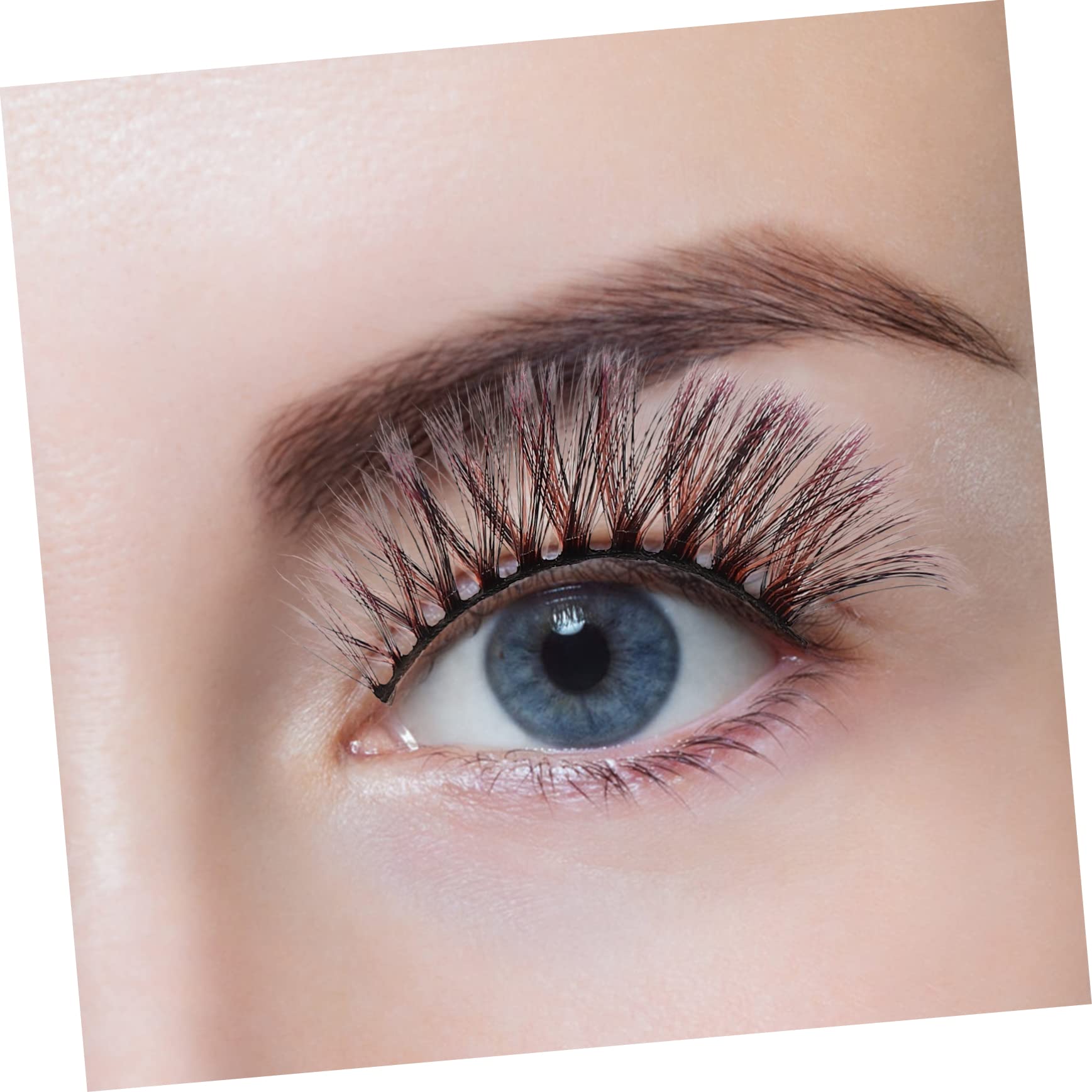 POPETPOP 25paare Künstliche Wimpern Wiederverwendbare Selbstklebende Fake Lashes Für Natürliches Augen-make-up Dekorative Wimpernverlängerung Grafting Tool Für Mädchen Und -make-up