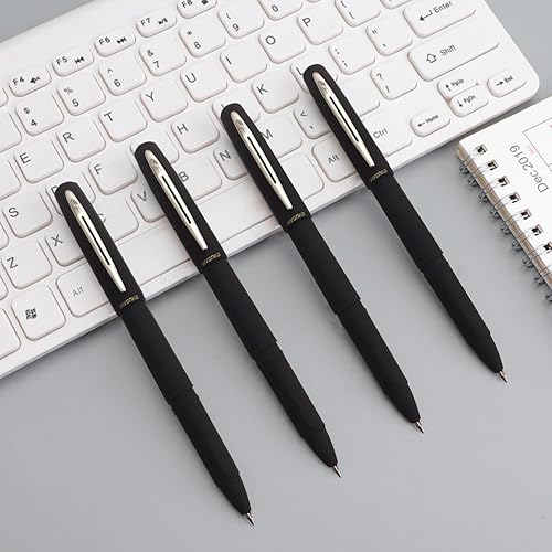 Miniatura 6 de Bolígrafos de tinta de gel, bolígrafos de oficina, bolígrafos de aprendizaje, 0.028 in, negro, paquete de 12 (negro, 0.028 in-12 unidades)