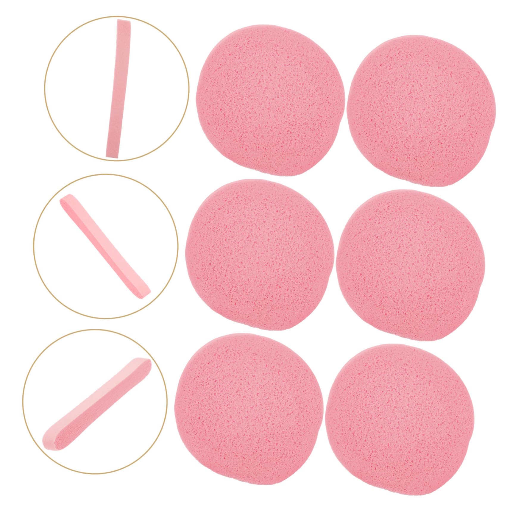 FOMIYES 5 Juegos De Esponjas De Limpieza Para Baño Comprimidas Para Lavado Facial Exfoliantes 50 Unidades