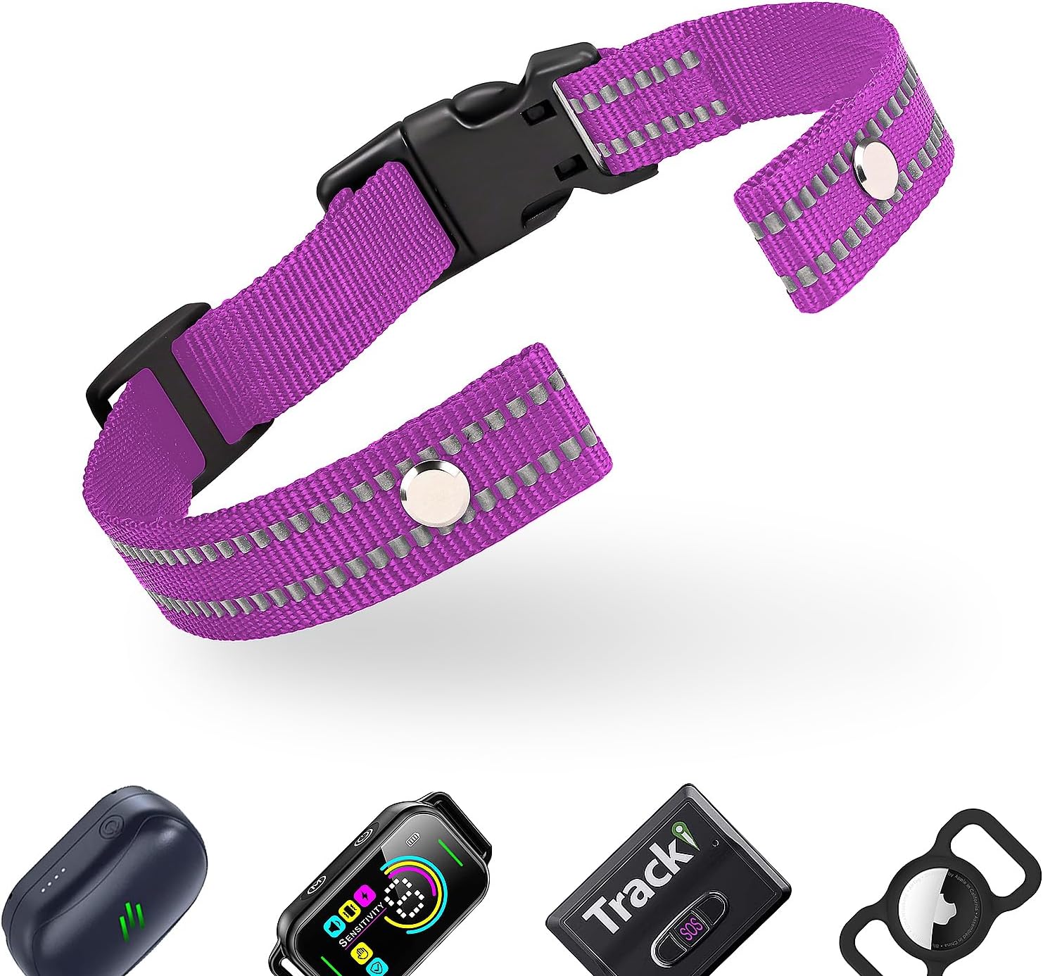 Collar Replacement Strap, Reflective Replacement Nylon Collar Strap