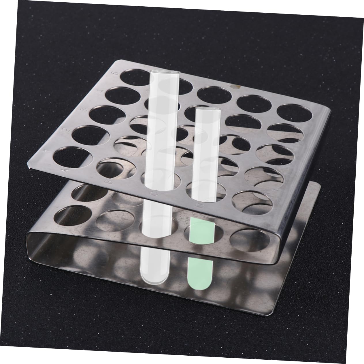 Anneome 3pezzi Provette Inossidabile Z-shaped Per Laboratori Scolastici e Accessori La Conservazione Dei