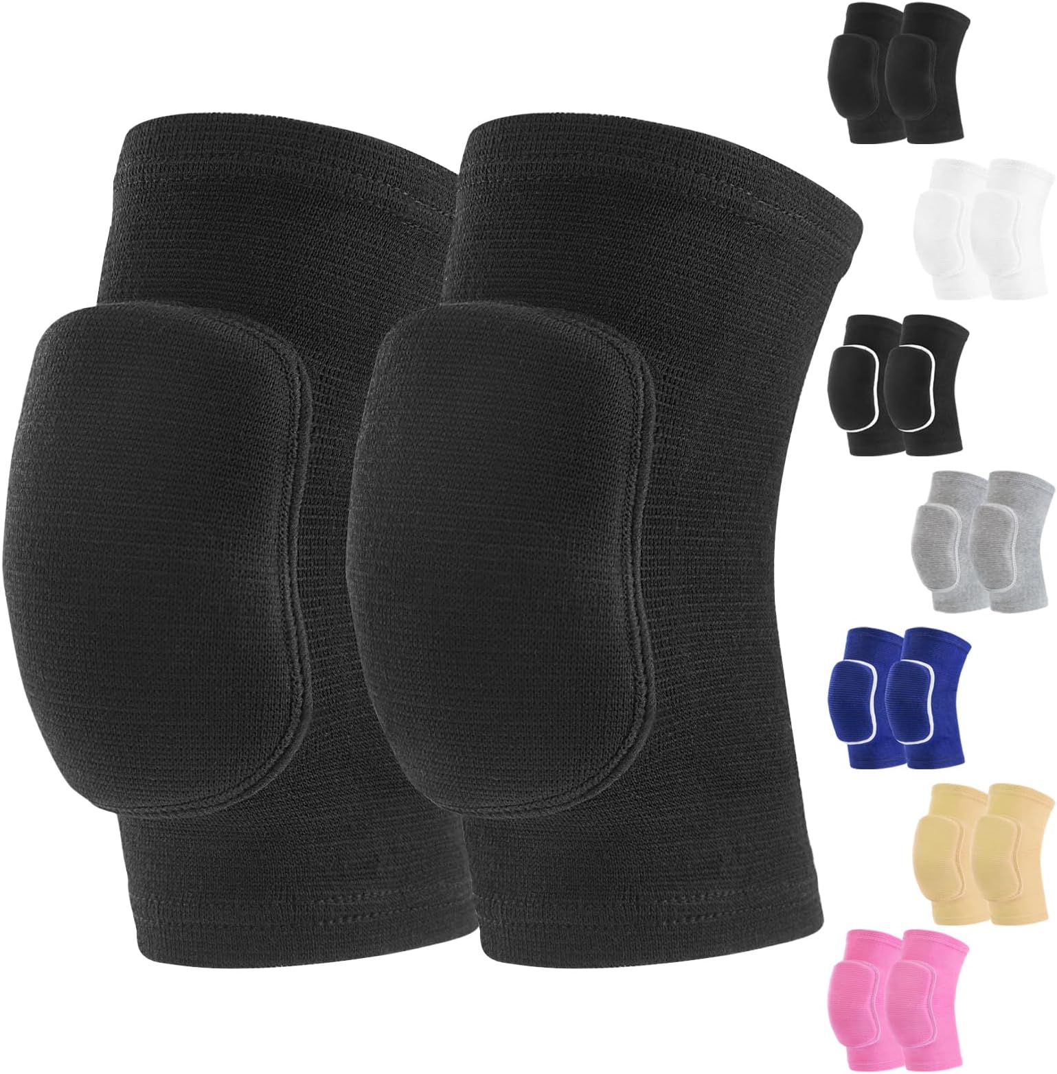 Volleyball Knee Pads for Dancers, Soft Breathable Knee Pads for Men Women Younth Girls Kids Knees Protective, Knee Braces for Volleyball Football Dance Yoga Wrestling Running Cycling