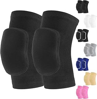HISFFOG Volleyball Knee Pads for Dancers, Soft Breathable Knee Pads for Men Women Younth Girls Kids Knees Protective, Knee Braces for Volleyball Football Dance Yoga Wrestling Running Cycling
