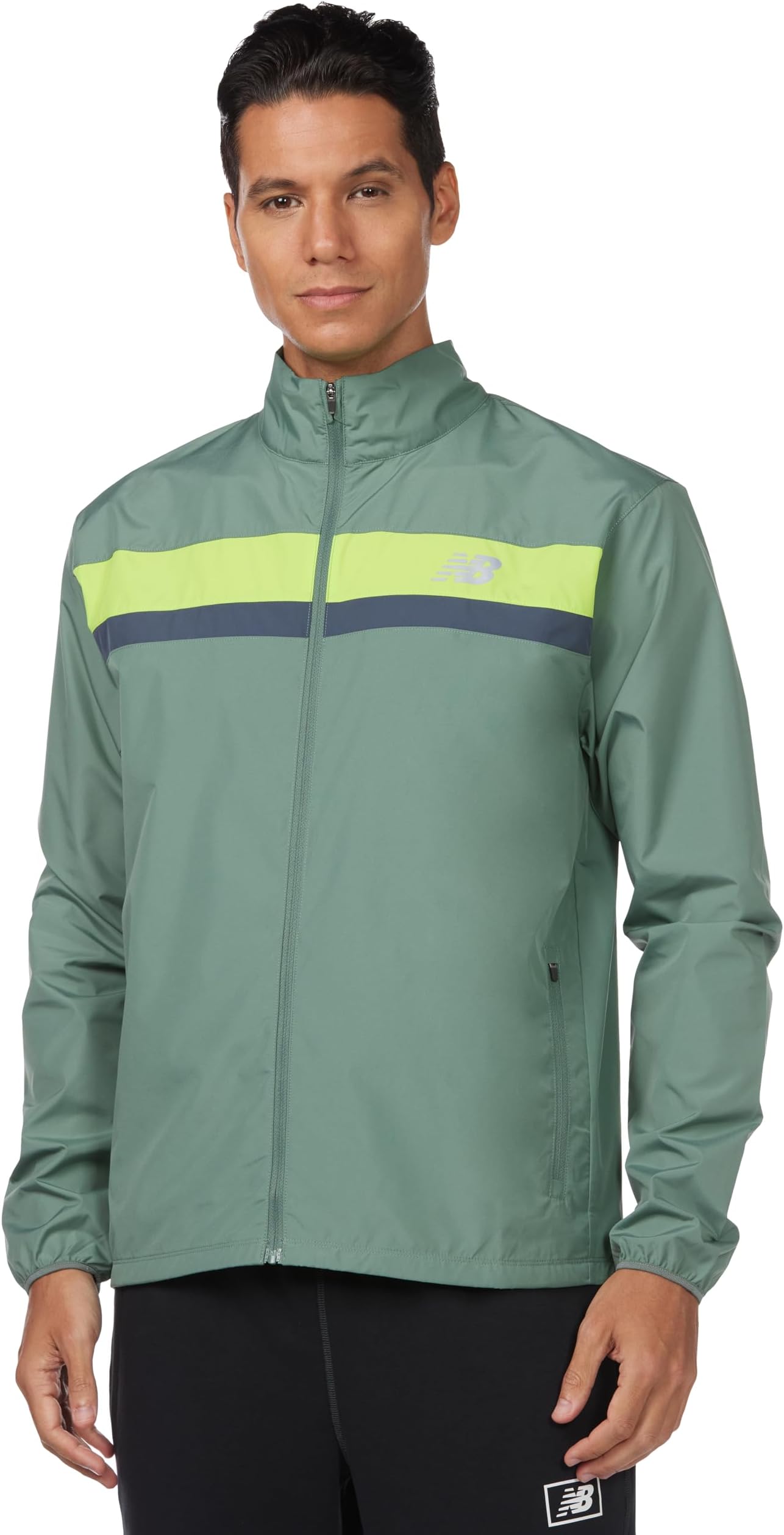 New Balance ACCELERATE JACKET, for Men's, Dark Juniper, XL