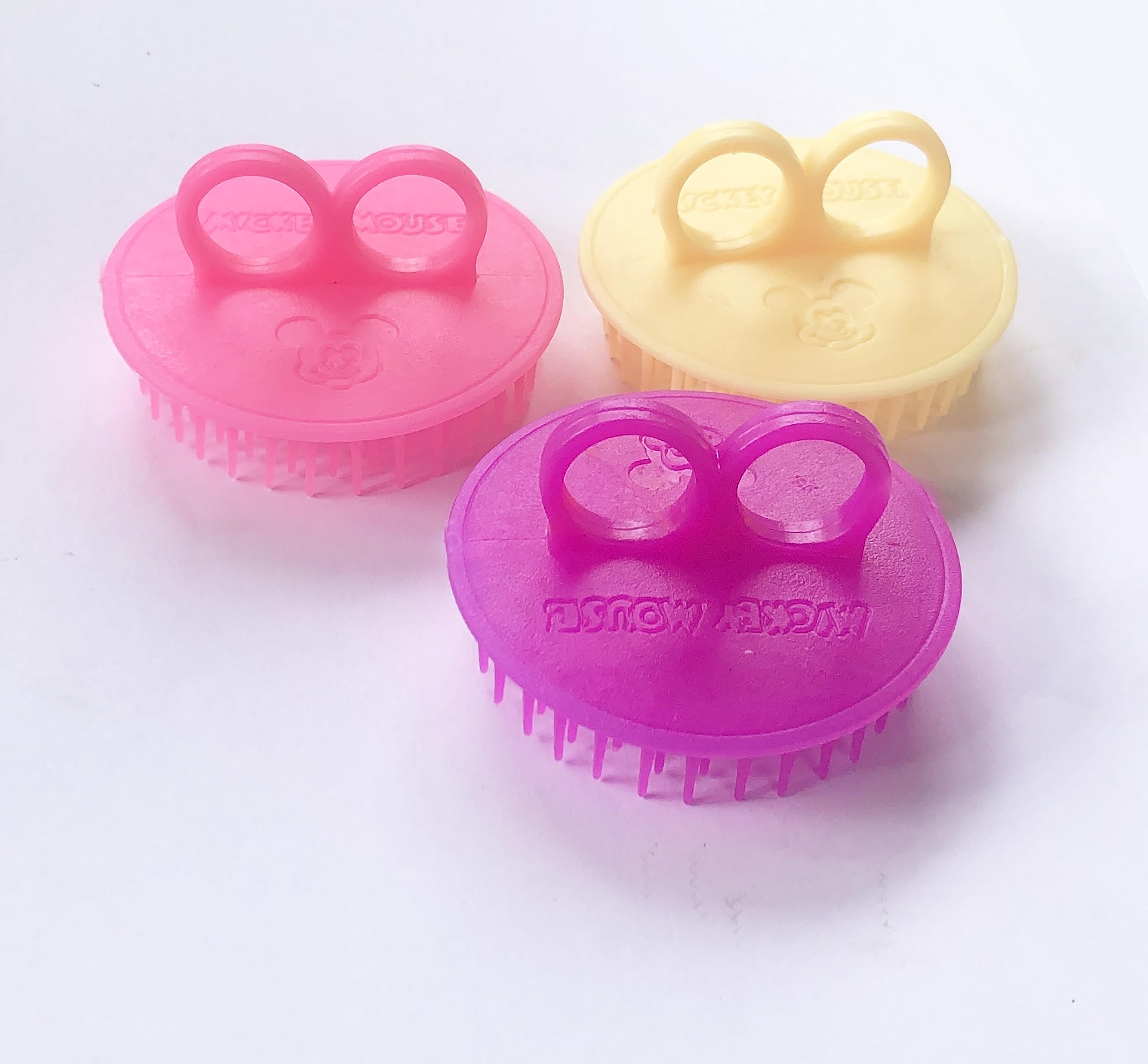 Mickeys Multicolor Round Plastic Hair Washing Combs (Pack of 3) - Adult, Unisex - All Hair Types - Hairbrush-image-13