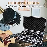 Vista 7 de Funda LTGEM para mezclador de DJ Numark Party Mix II o Hercules DJControl Mix Ultra, Negro (Solo la funda)