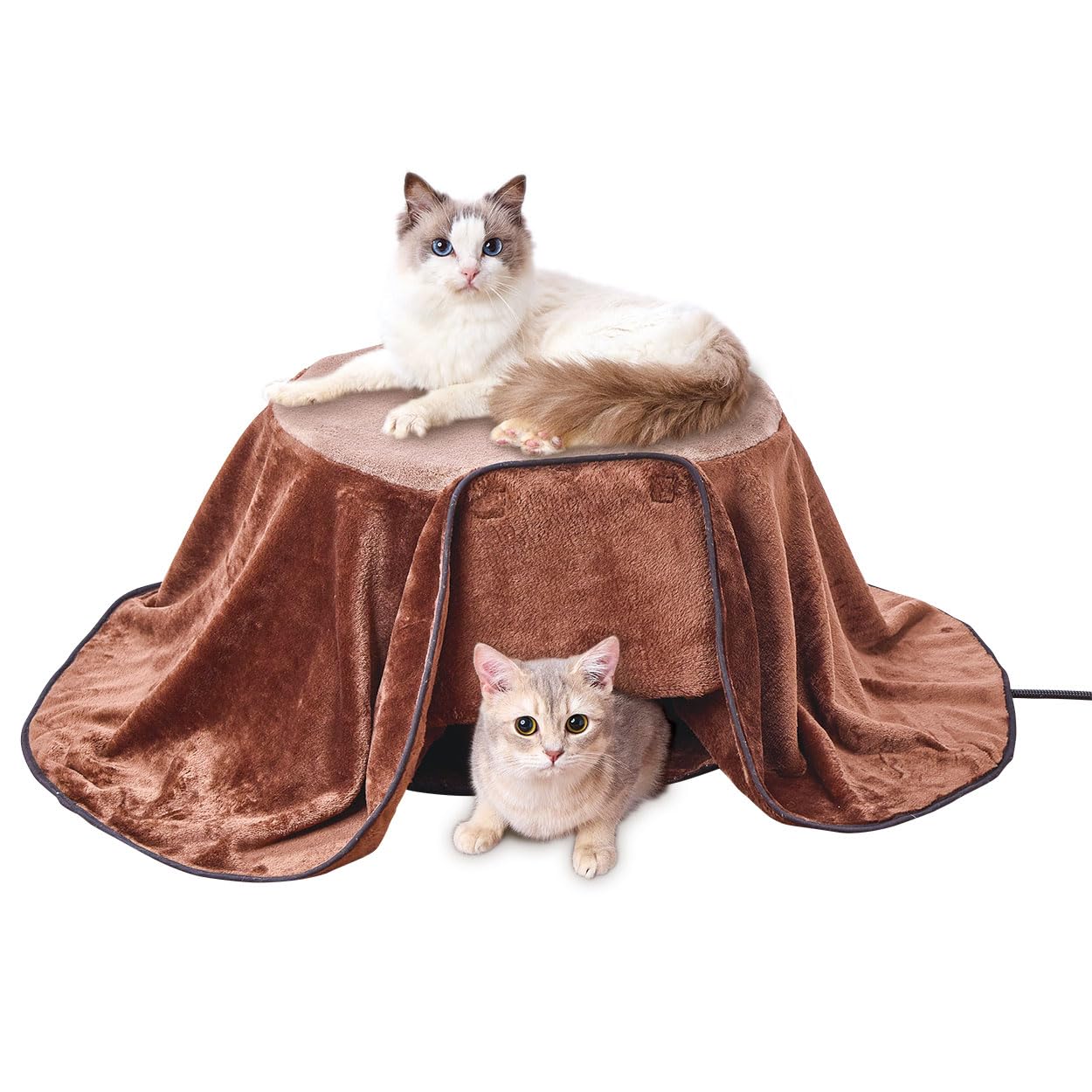 未使用 / ペティオ・カラダ全体をあたためるペットのための電気こたつ Petio 10%OFF！あったかアイテム】猫用 カラダ全体をあたためる猫のための丸