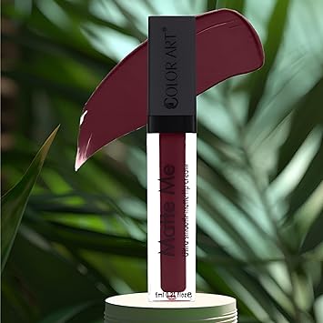 Color Art Matte Me Liquid Lipsticks for Women | Ultra Matte Finish Lipsticks | Lipstick (Blood Red-6 ml)