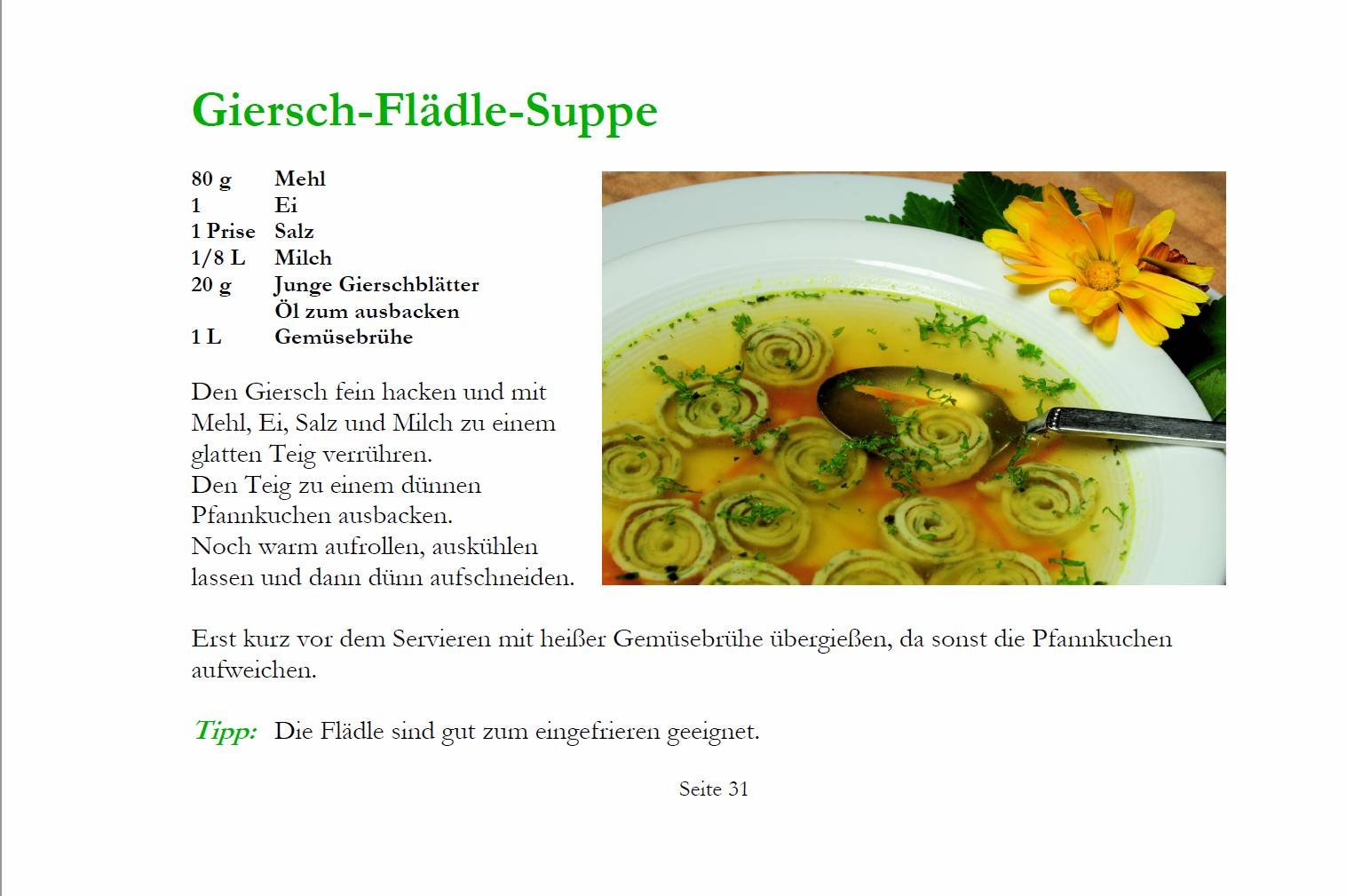 Zaubern mit Kräutern (Folge 1): Kräuterkochbuch mit 34 Rezepten aus 9 verschiedenen Wildkräutern