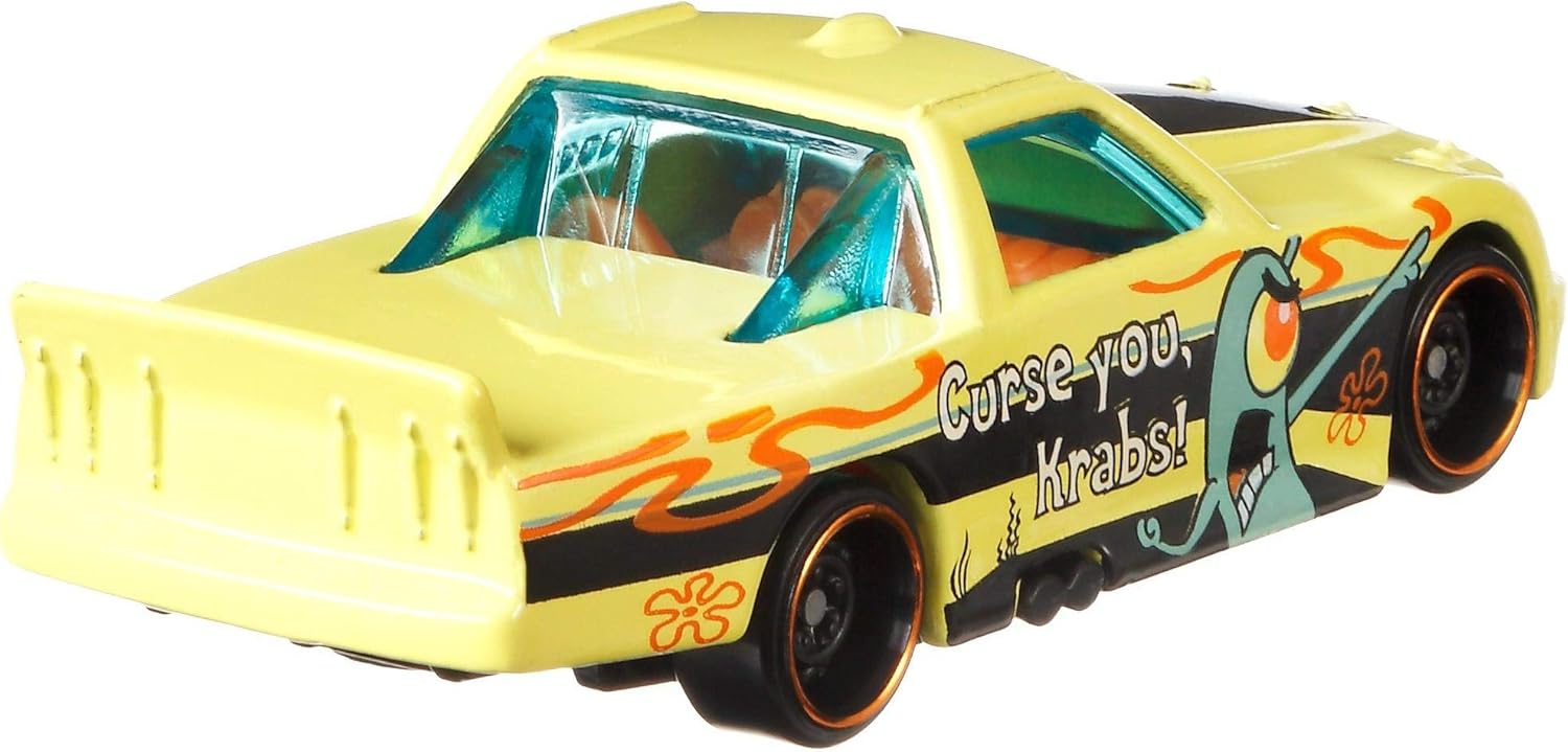 Hot Wheels Spongebob Circle Trucker 3/6, Yellow
