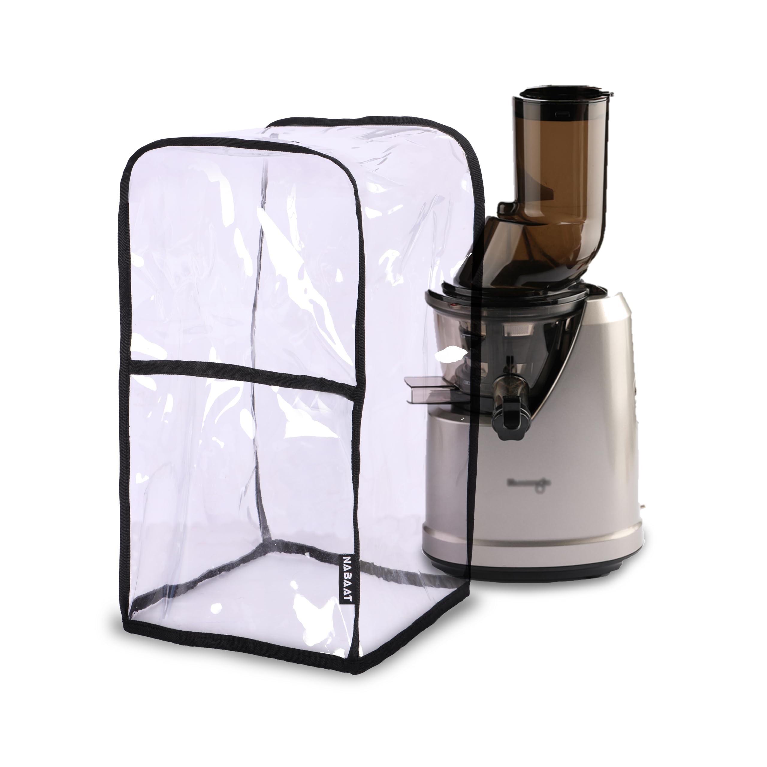Transparent Waterproof Cold Press Juicer / Slow Juicer Dust Cover for all types of Juicer like Agaro / Kuving / Hestia, Kitchen Standard Size, Transparent (8”X 10”X 19”)