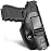 Full Grain Leather Holster Compatible with Glock 43/ 43X/ M&P Shield Plus/Sig P365/ P365XL/ Hellcat/Walther PPS M2 and More, Fits Most Subcompact Pocket Handguns