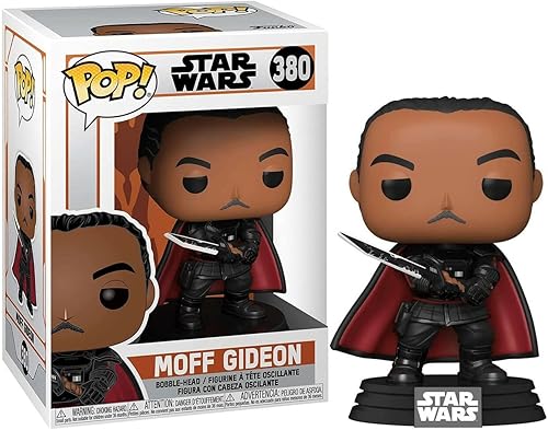 Miniatura 2 de POP Star Wars The Mandalorian - Moff Gideon con Darksaber Funko Pop! Figura de vinilo (paquete con funda protectora compatible con Pop Box),