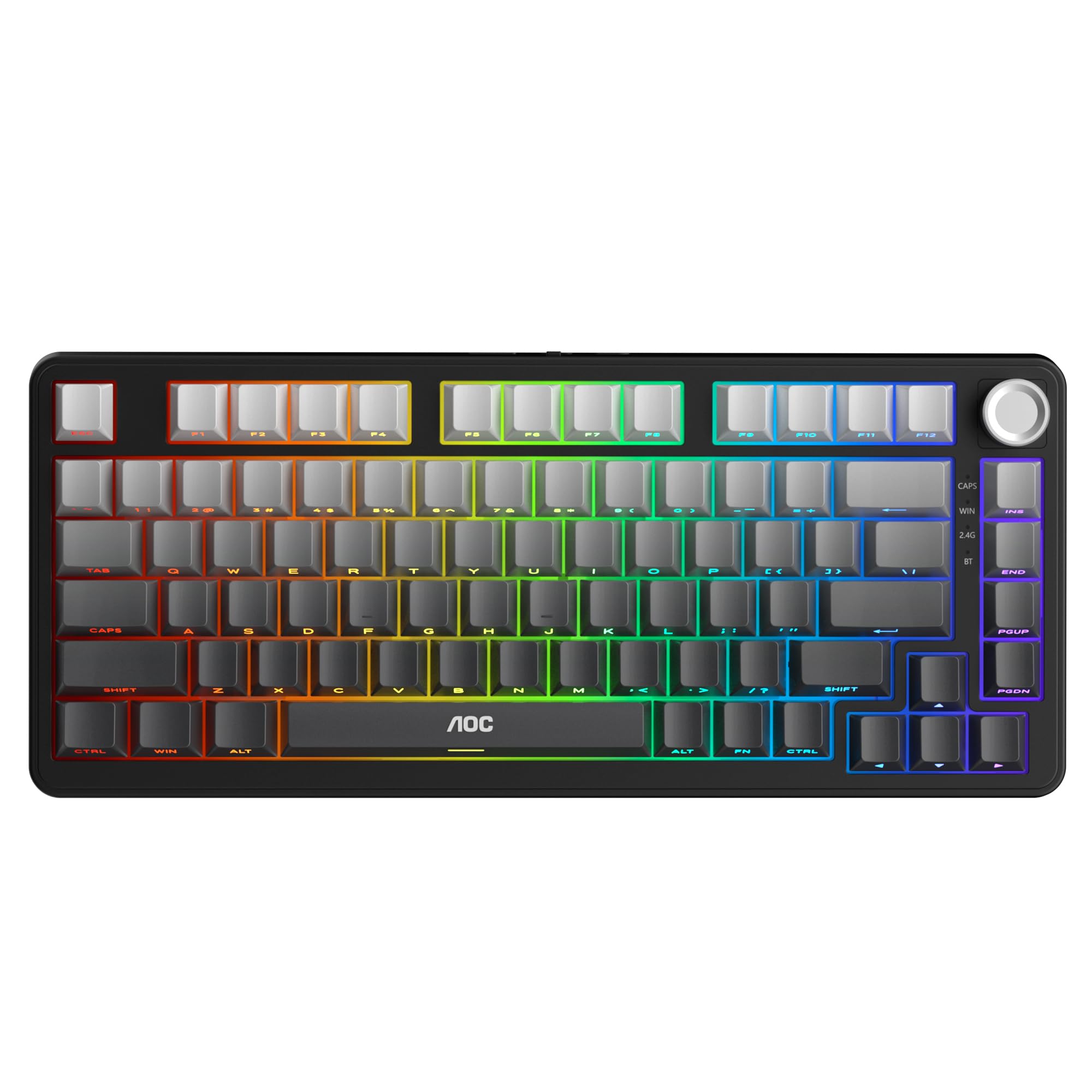 Amazon | 【国内正規品】AOC GK330 ゲーミングキーボード 81キー75