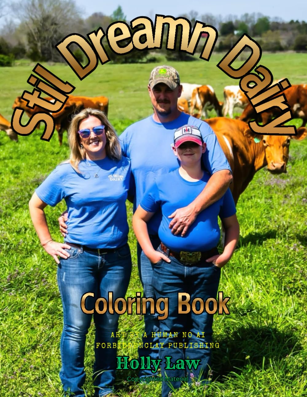 A Stil-Dreamn Dairy Coloring Book: hand drawn - no ai