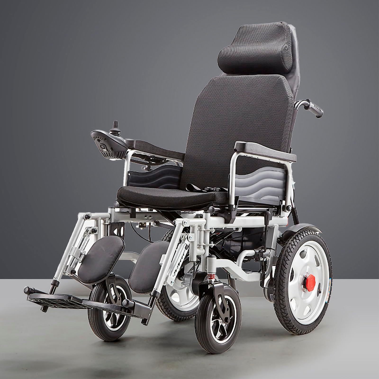 All Terrain Power Wheelchair -Electric Wheelchair， 31 Miles Long Travel Range, 330lb Weight Capacity -Folding Mobility Scooter - Portable Foldable Electric Chair with 40A Lithium Battery