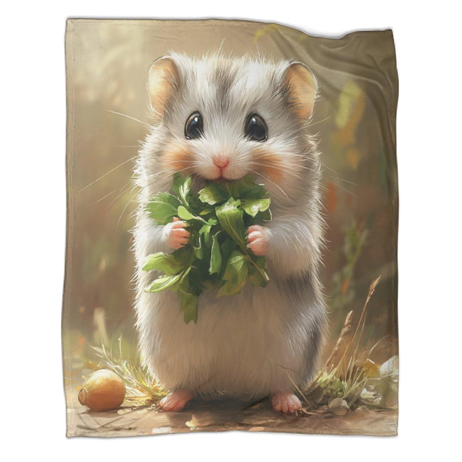 Couverture flanelle petite souris plaid chaud et léger 127x152