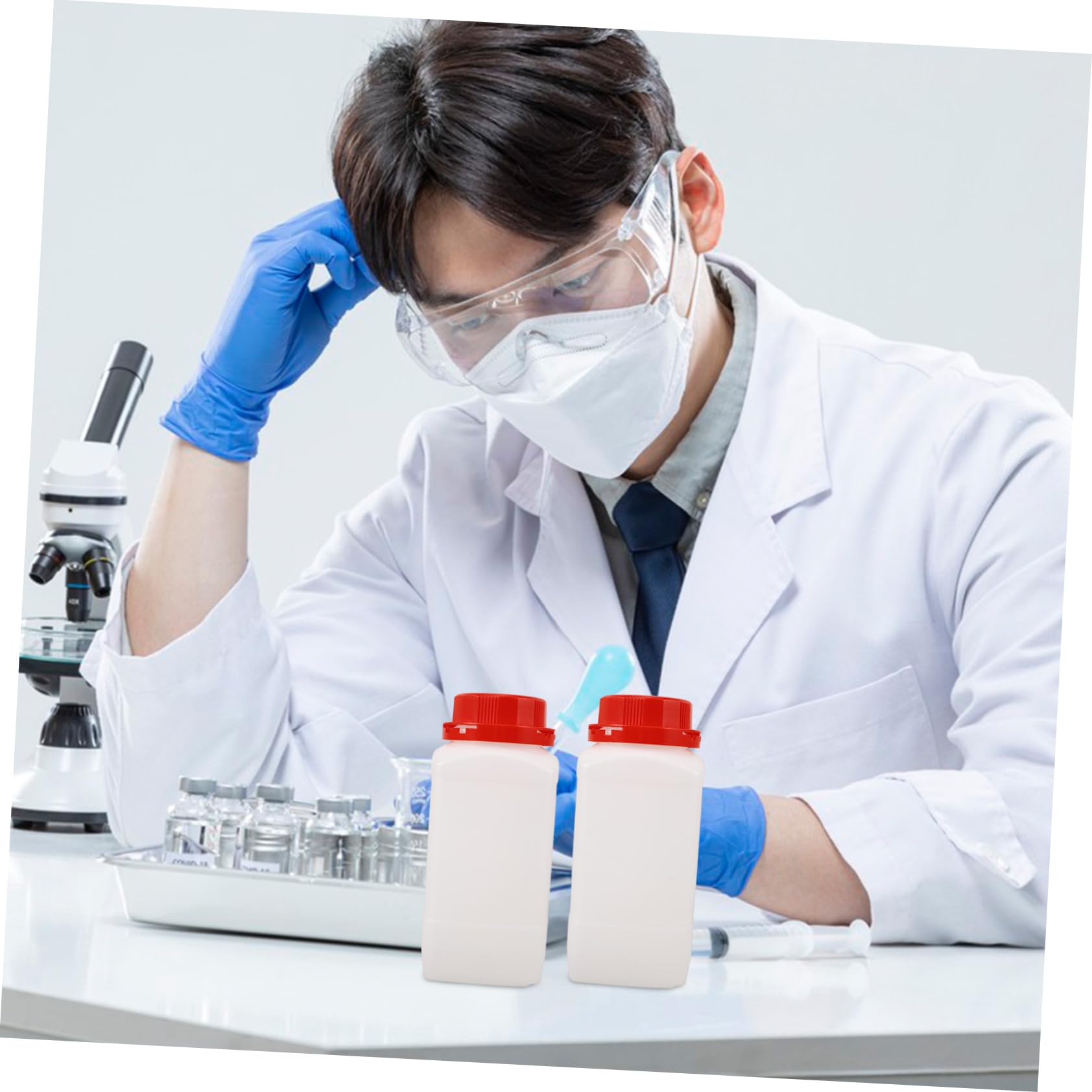 iplusmile 8stücke Leere Reagenzflasche Chemische Probenflasche Mit Sicherem Verschluss Für Laboranwendungen Und Flüssigkeitsspeicherung