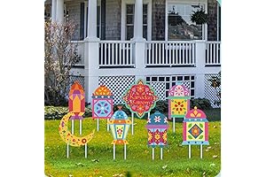 HAPPY JOURNEY Gardens of Faith 8 Ramadan Kareem and Eid Decoration Yard Signs with Stakes