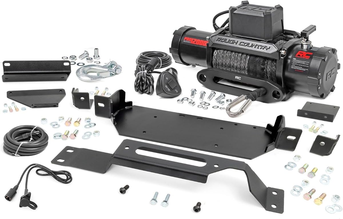Hidden Winch Kit w/PRO12000S for 20-22 Ford Super Duty - 51127