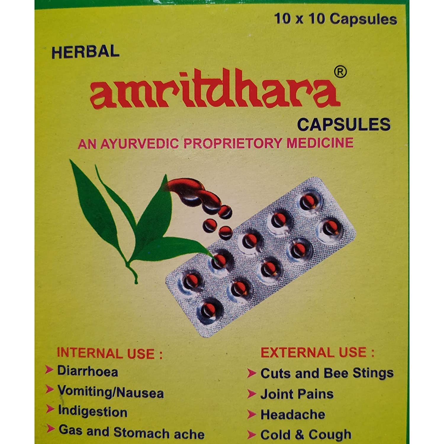 AMRITDHARA capsules pack of 100 capsules. (B09HZMZTT8) Amazon Price History, Amazon Price Tracker