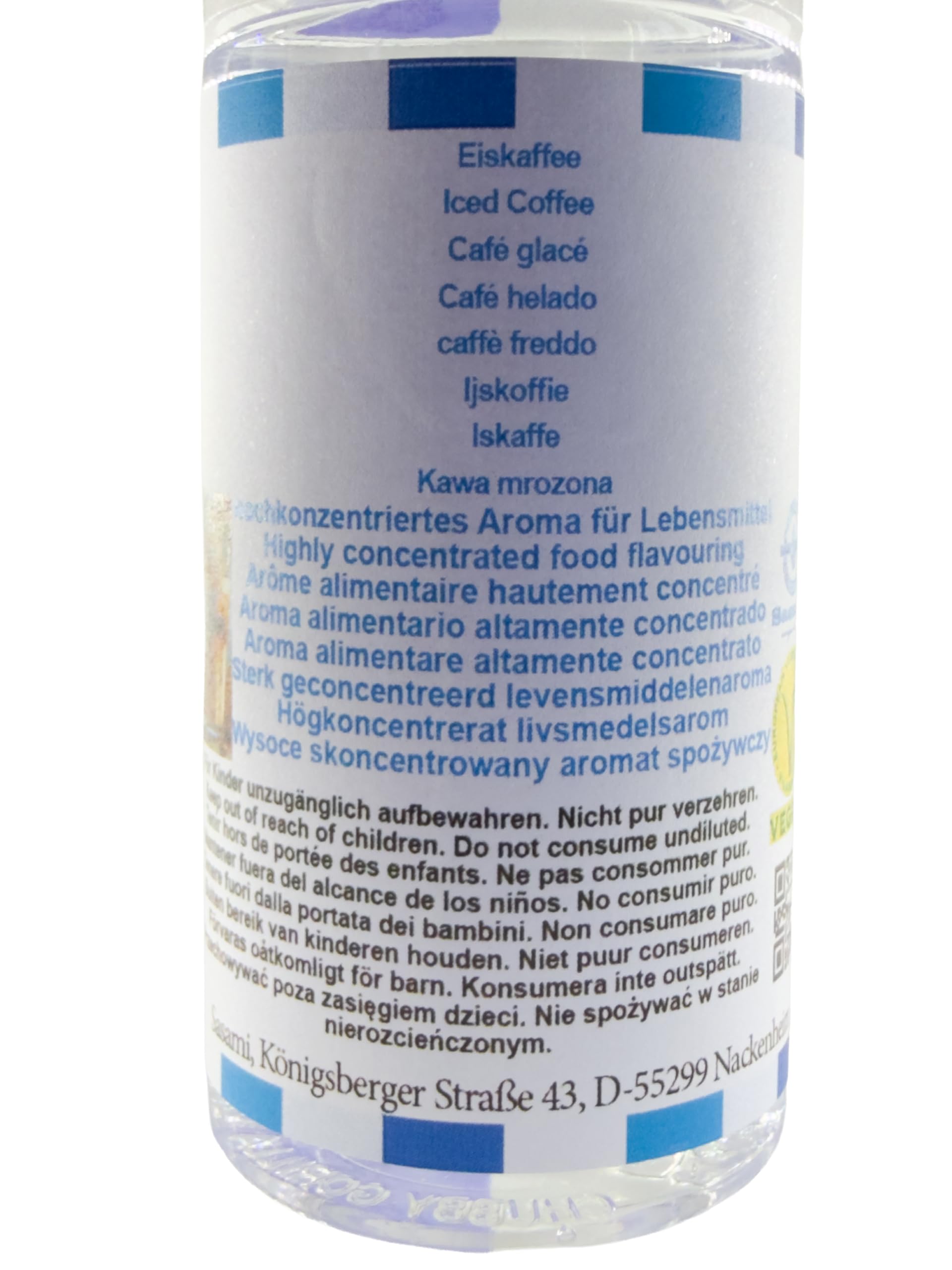 Kawa mrożona aromat koncentrat – Wegański – Sasami – 100ml