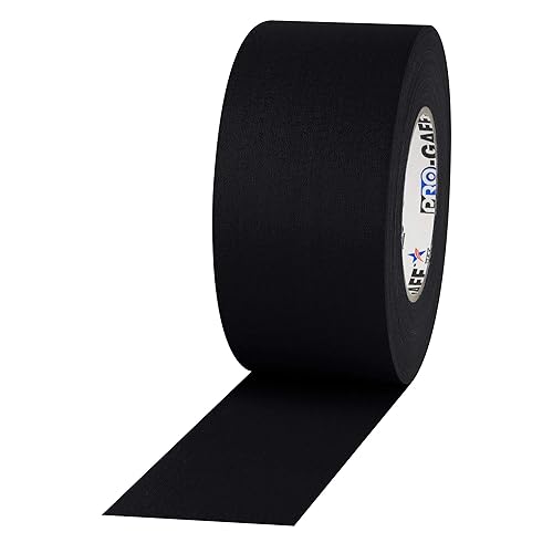 ProTapes Pro Gaff - Cinta adhesiva plástica mate con adhesivo de goma, 11 mil de grosor, 55 yardas de longitud