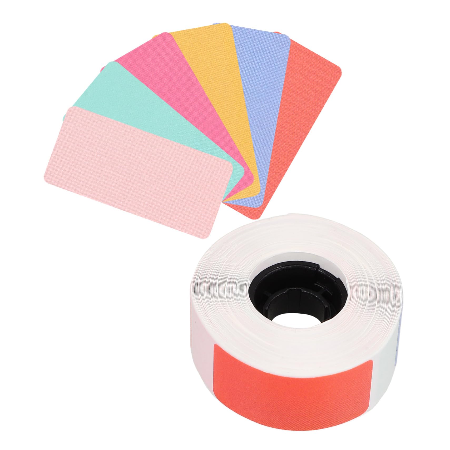 jojofuny 5 Rollen Thermoetikettenpapier Schmuck selbstklebende Punkte Schild bunt Name flaschenetiketten adressetiketten Etiketten für Thermodrucker Etikettenbänder selbstklebendes Papier