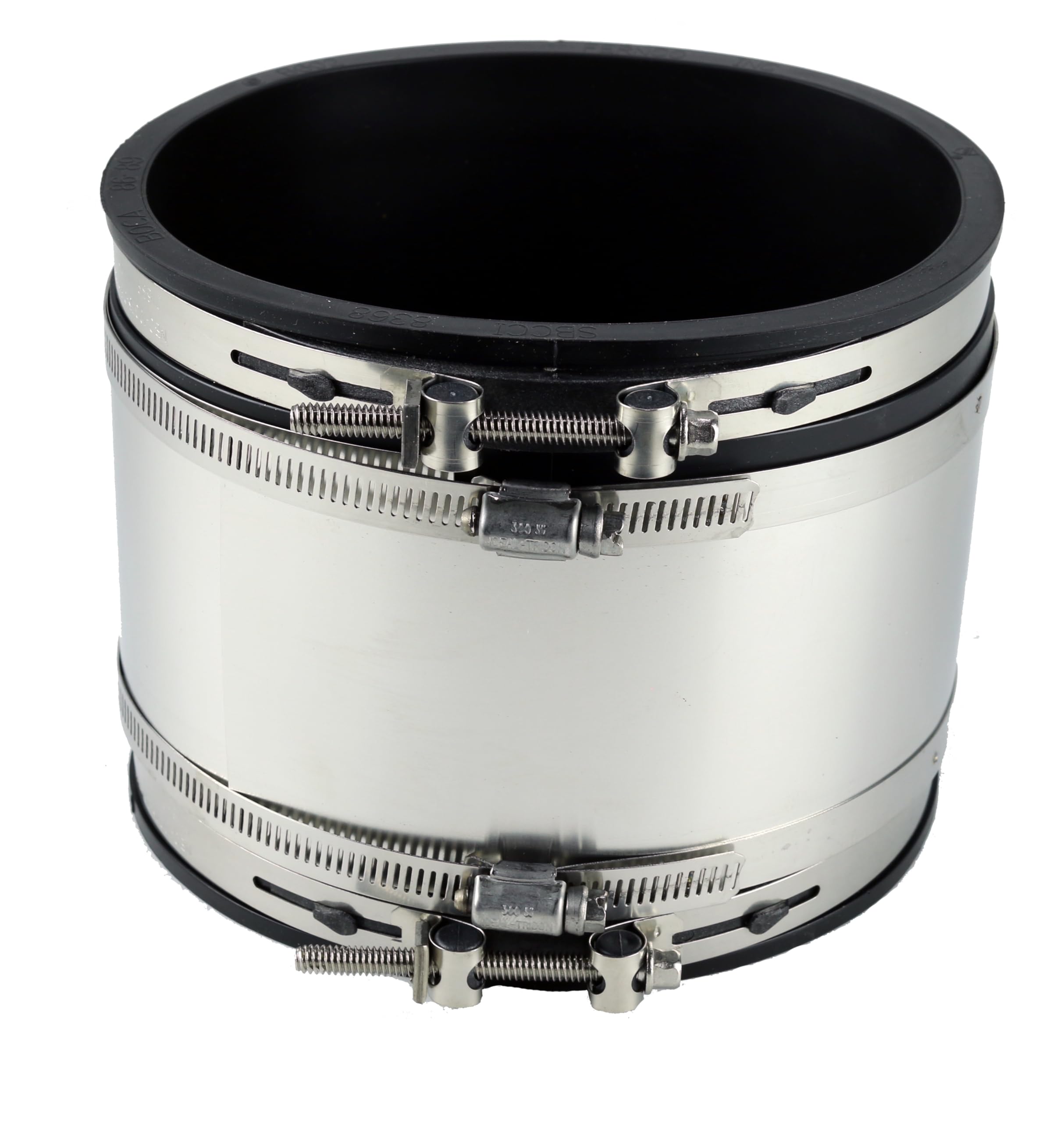 Fernco5056-88RC 8" Shielded Below Ground Sewer Pipe Coupling for Cast Iron, Plastic or Steel to Cast Iron, Plastic or Steel Plumbing Waste Connections