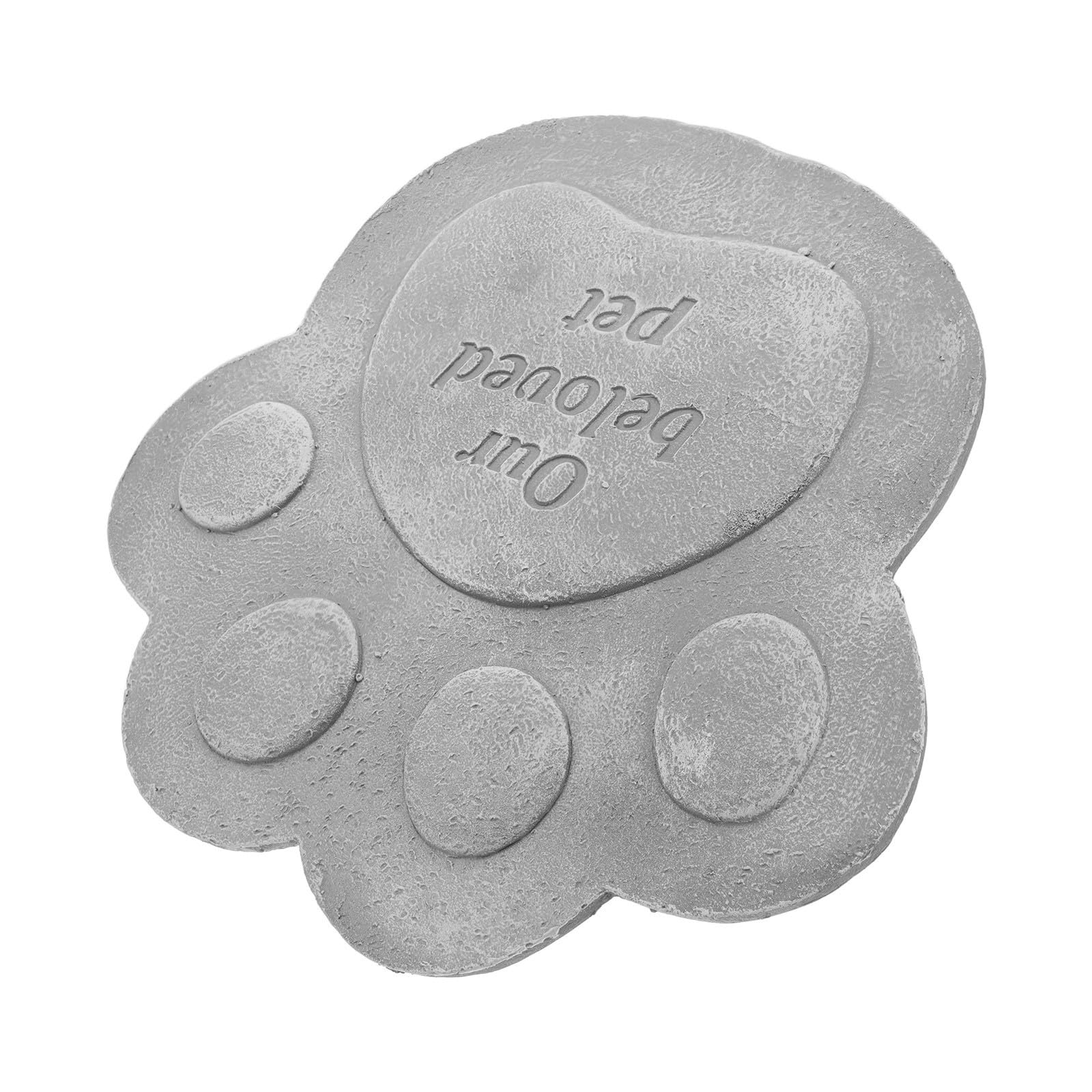 Piedra para Caminar para Mascotas Huella, Resina, Antideslizante