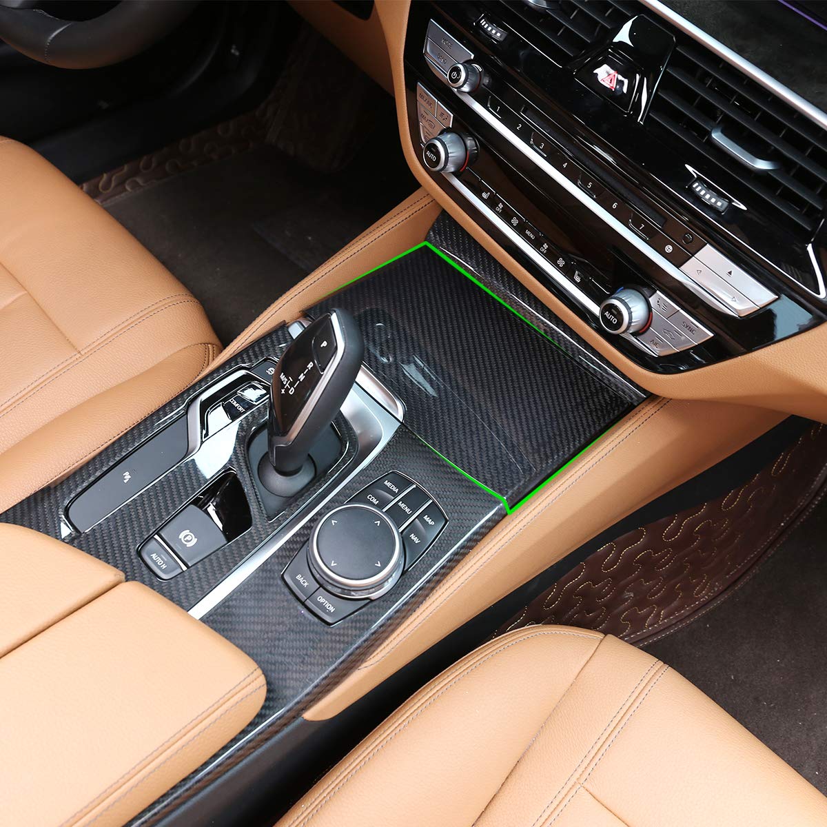 4x Real Carbon Fiber Interior Trim cover set Fits BMW 530i M550i G30 M5 F90 4x Real Carbon Fiber Interior Trim cover set Fits BMW 530i M550i G30 M5 F90