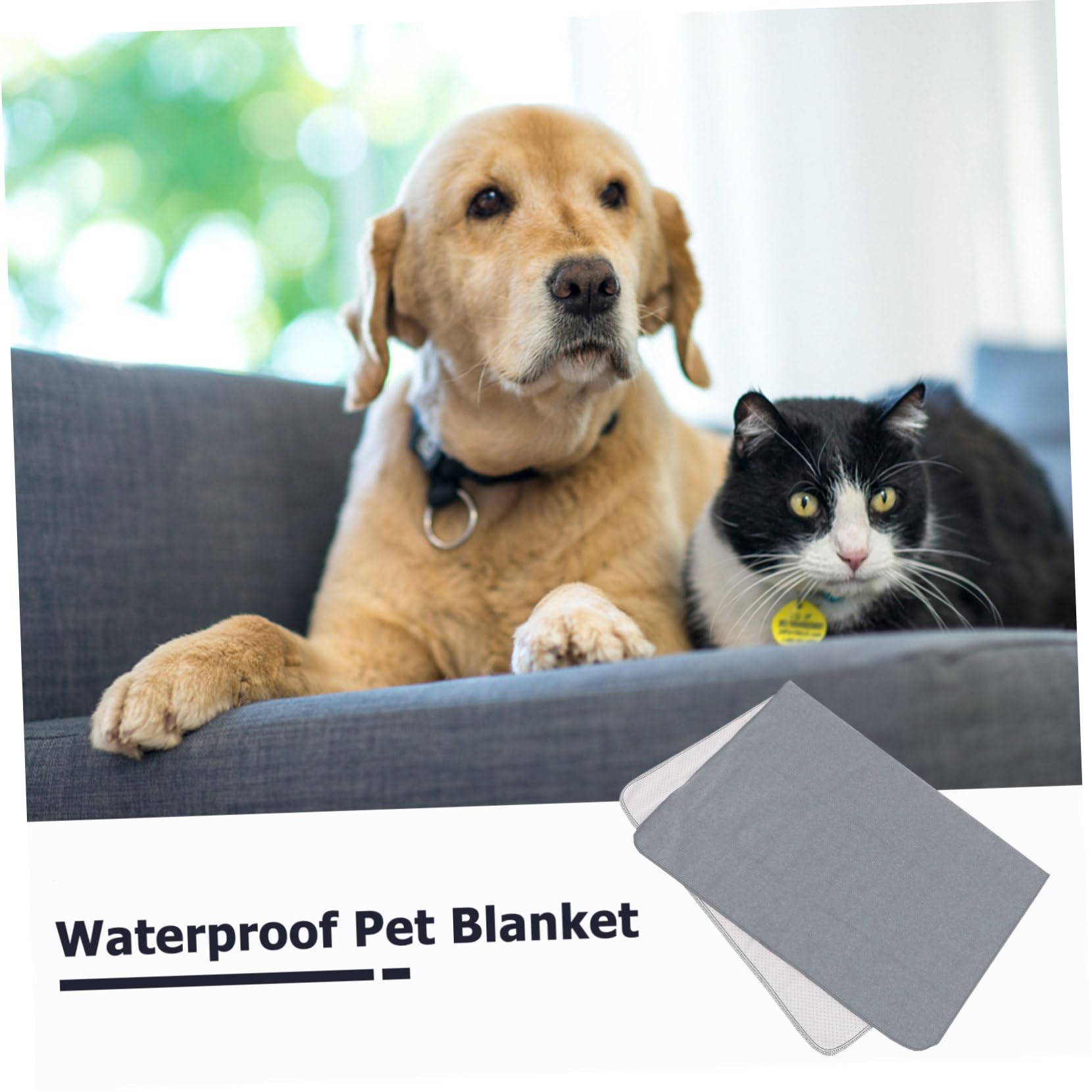 HOODANCOS 1Pc Pet Blanket Moisture Fleece Bed Pad for Dogs Cushion for Home Dorm and Travel for Sofas Beds and Crates