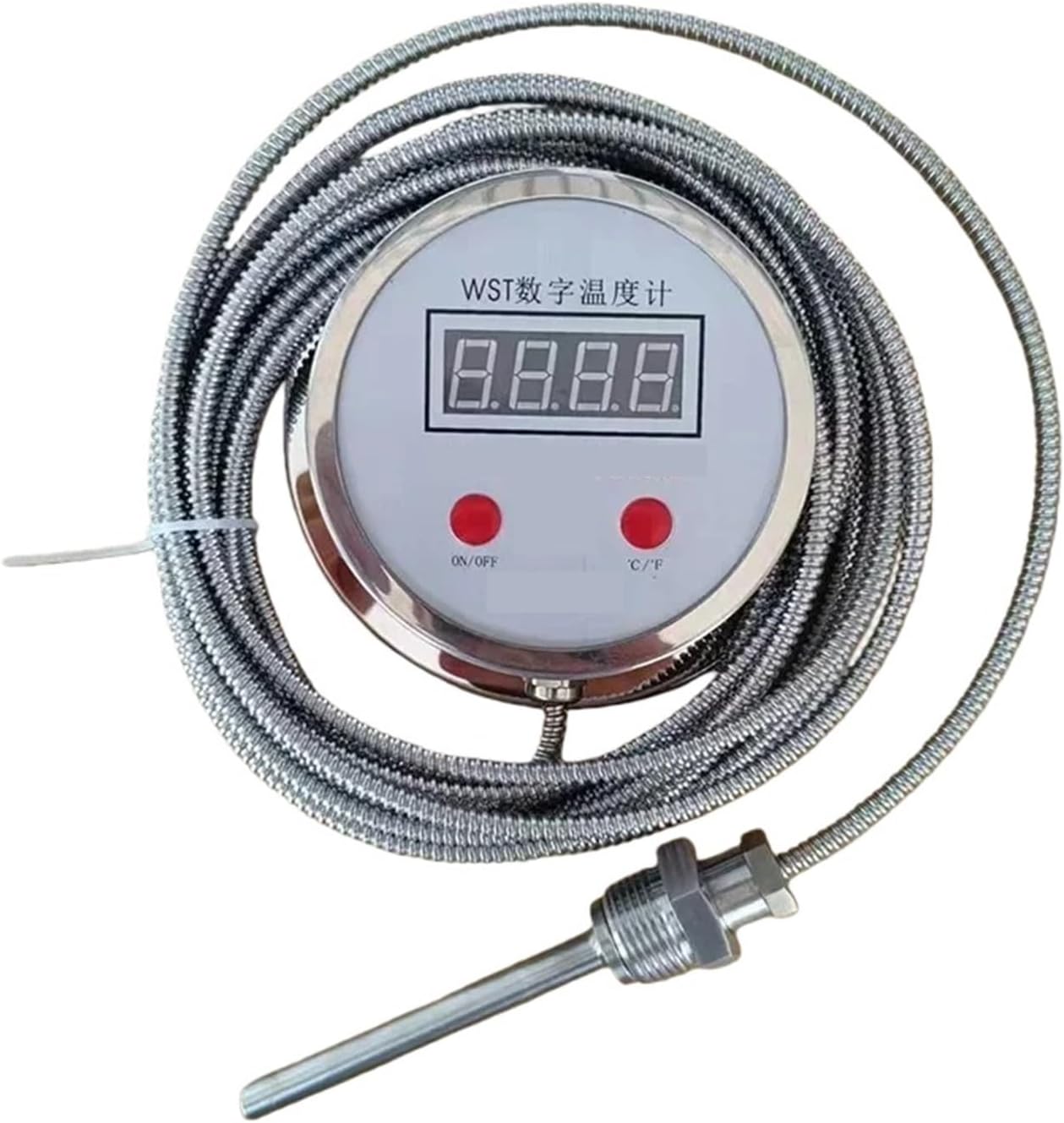 Arionyx Industrial Digital Thermometer with Probe for Cold High Temperature Water Bimetal Thermometer -50~200 Degree