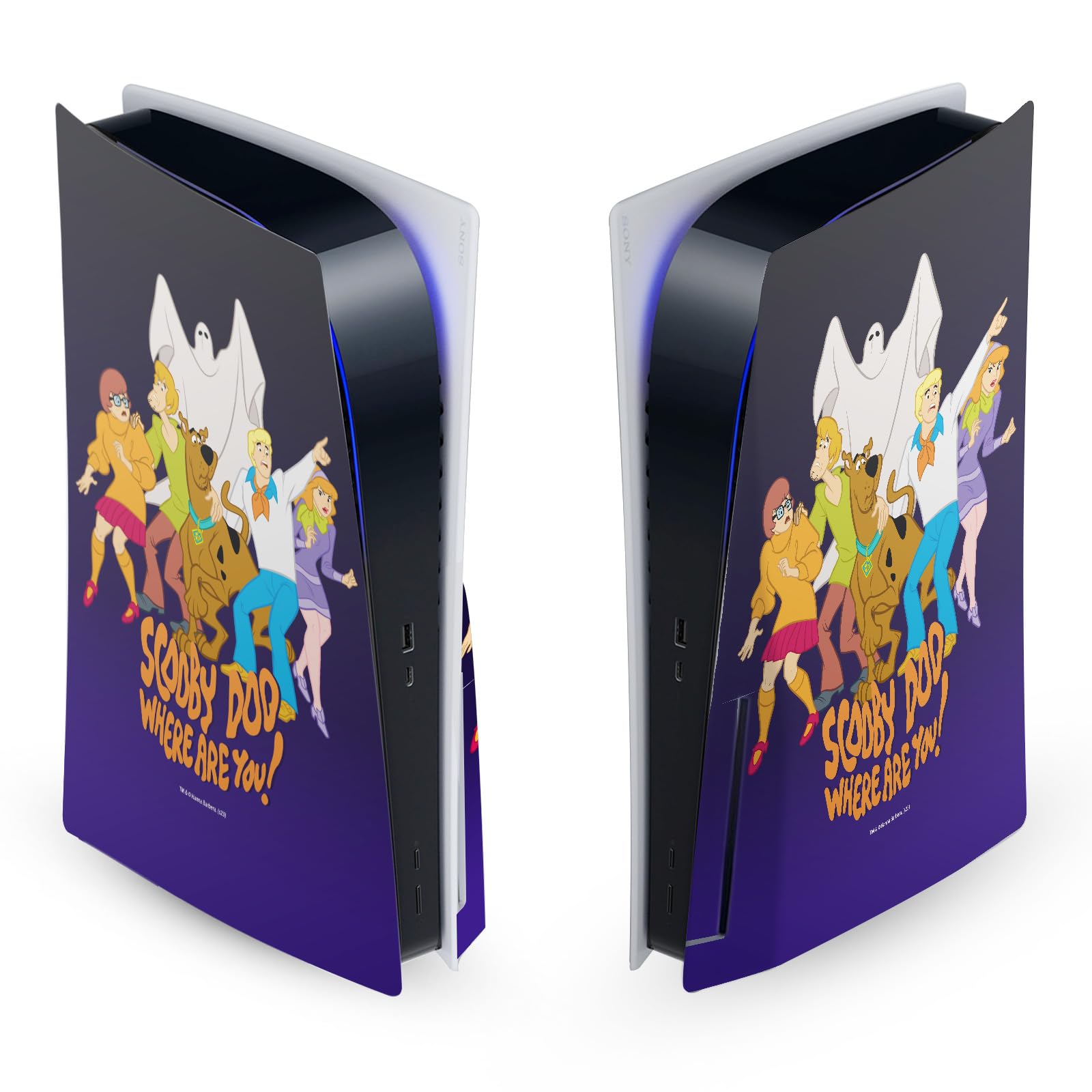 Skin Scooby-Doo pour console PS5 Disc Edition Head Case Designs