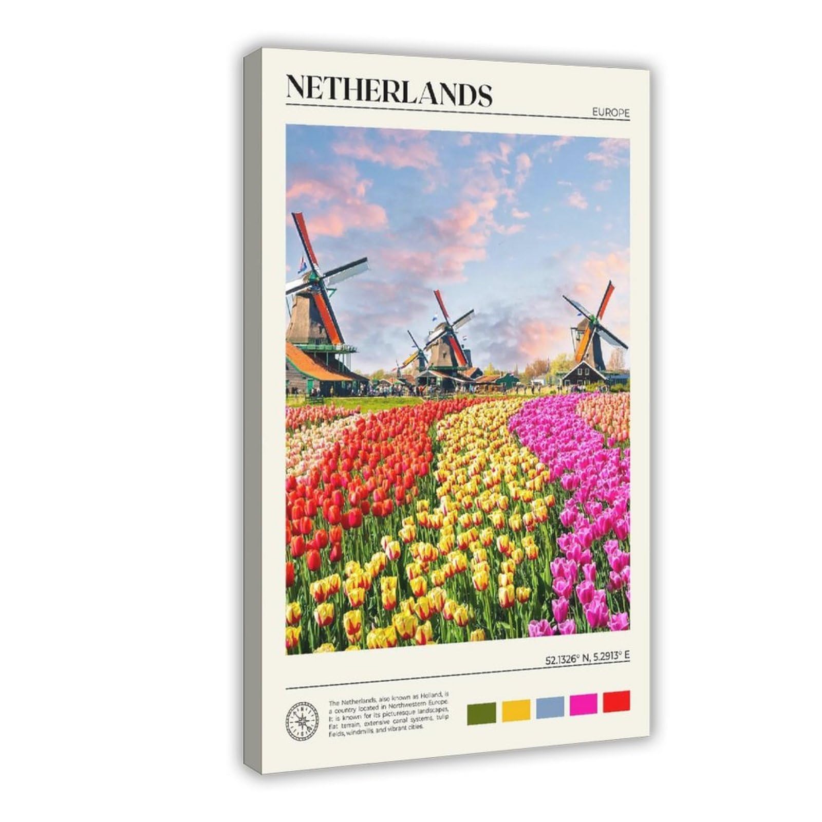 Kunstdruck auf Leinwand, echtes Foto, Poster für Schlafzimmer, Büro, Schlafzimmer, Geschenk, 61 cm L x 91,4 cm W