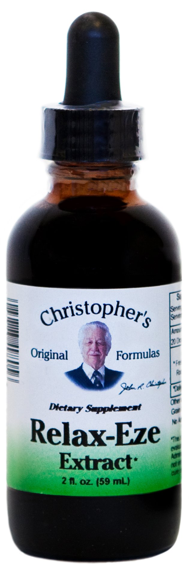 Christopher's Original Formulas Relax-Eze Extract | 2 fl oz | Herbal Liquid Formula for Relaxation Support | No Fillers or Chemicals | USA Made