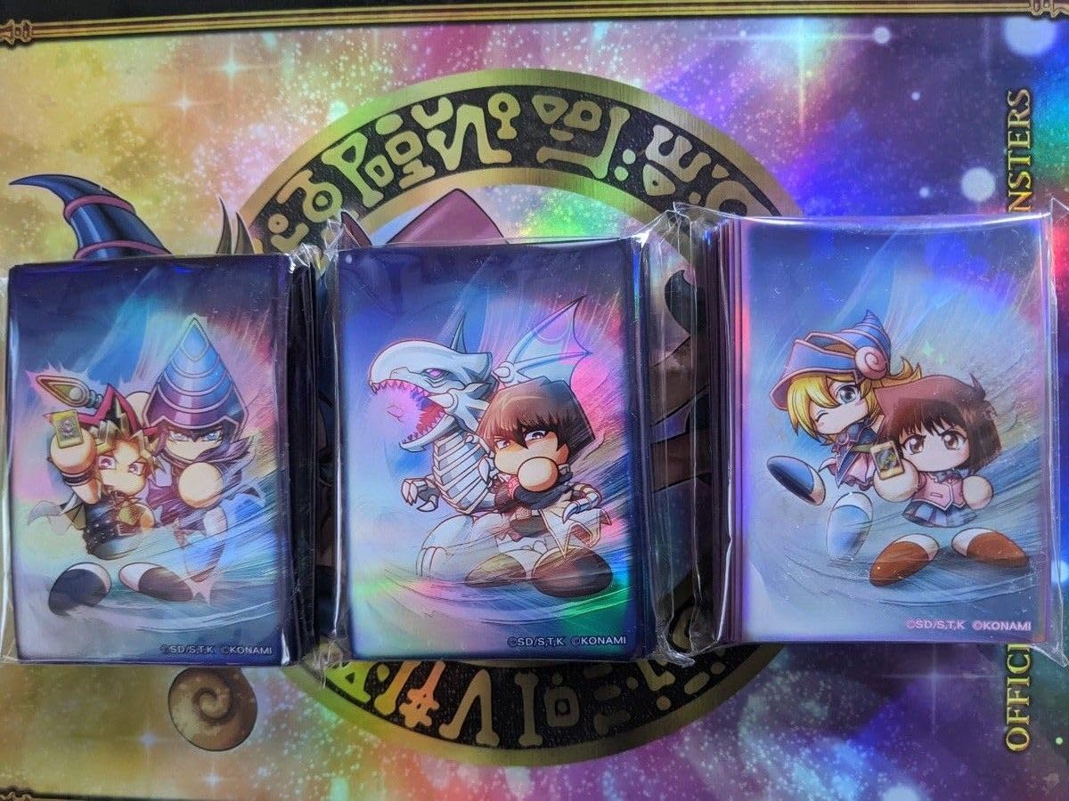 Amazon.co.jp: パワプロ 遊 戯 王スリーブ3種 遊戯 海馬 杏子