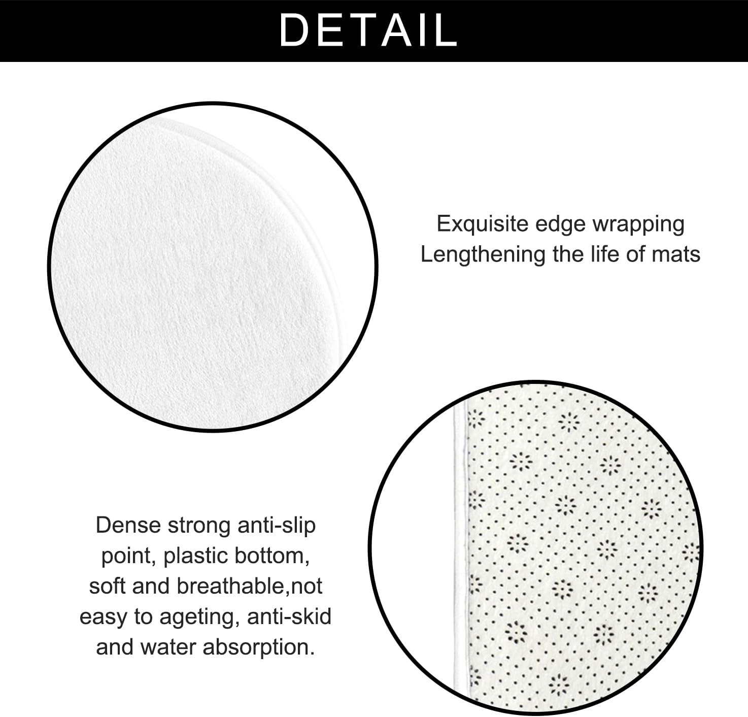 Newsely 4Pcs Black White Checkered Shower Curtain Set with Non-Slip Rugs, Toilet Lid Cover and Bath Mat, Cute Retro Checkerboard Shower Curtain with 12 Hooks,Vintage Bath Curtain for Bathroom Decor