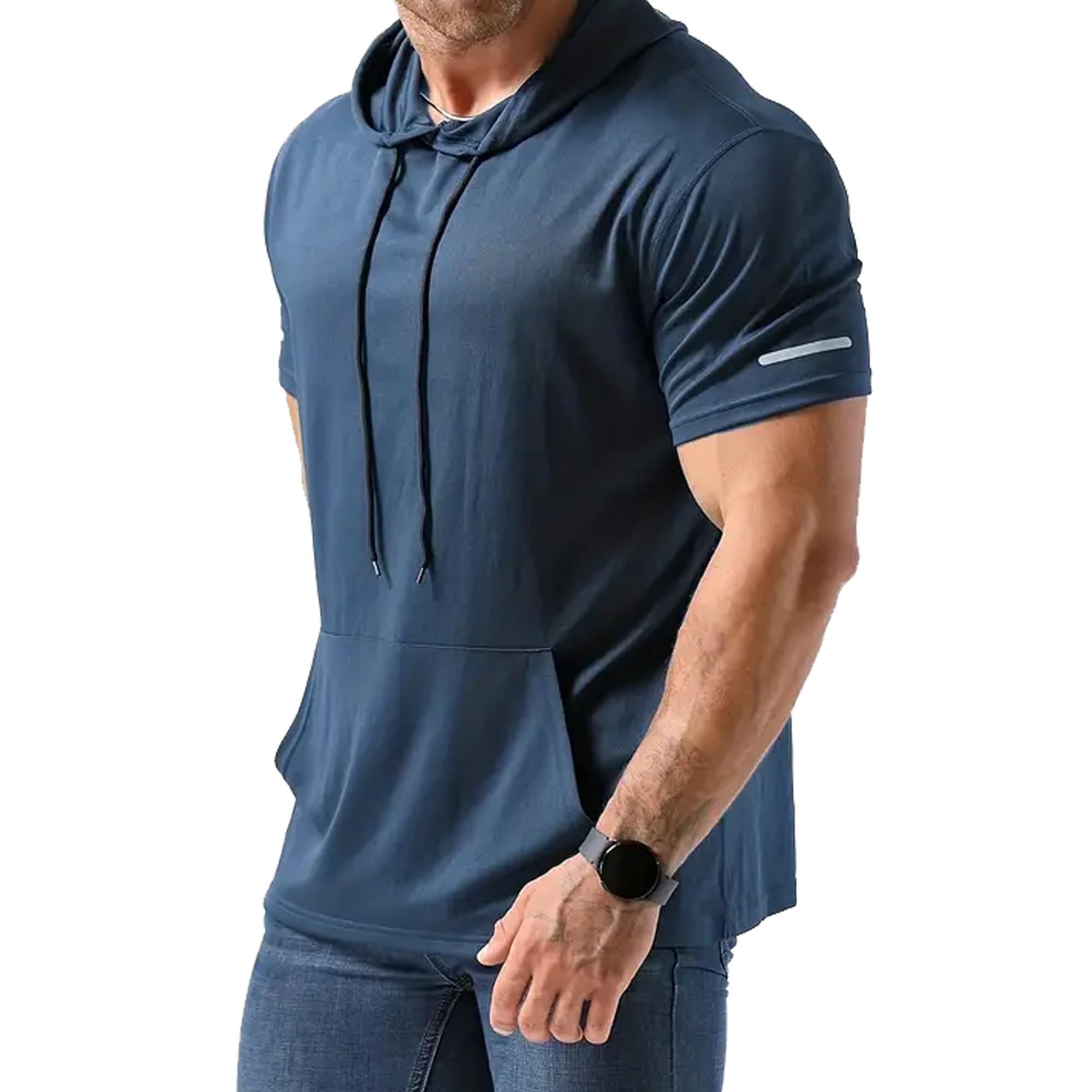 frueo Paquete de 1/3 camisetas de entrenamiento para hombre, secado rápido, absorben la humedad, manga corta, camisetas atléticas de malla