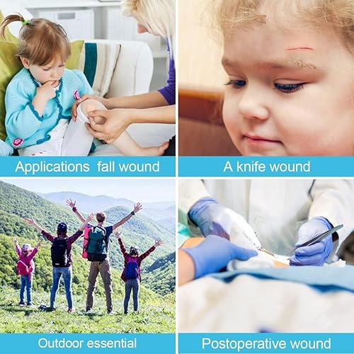 Miniatura 5 de Cierres de laceración de emergencia reparación de heridas sin puntadas. Dispositivo de cierre de piel aprobado por la FDA para 4 dispositivos