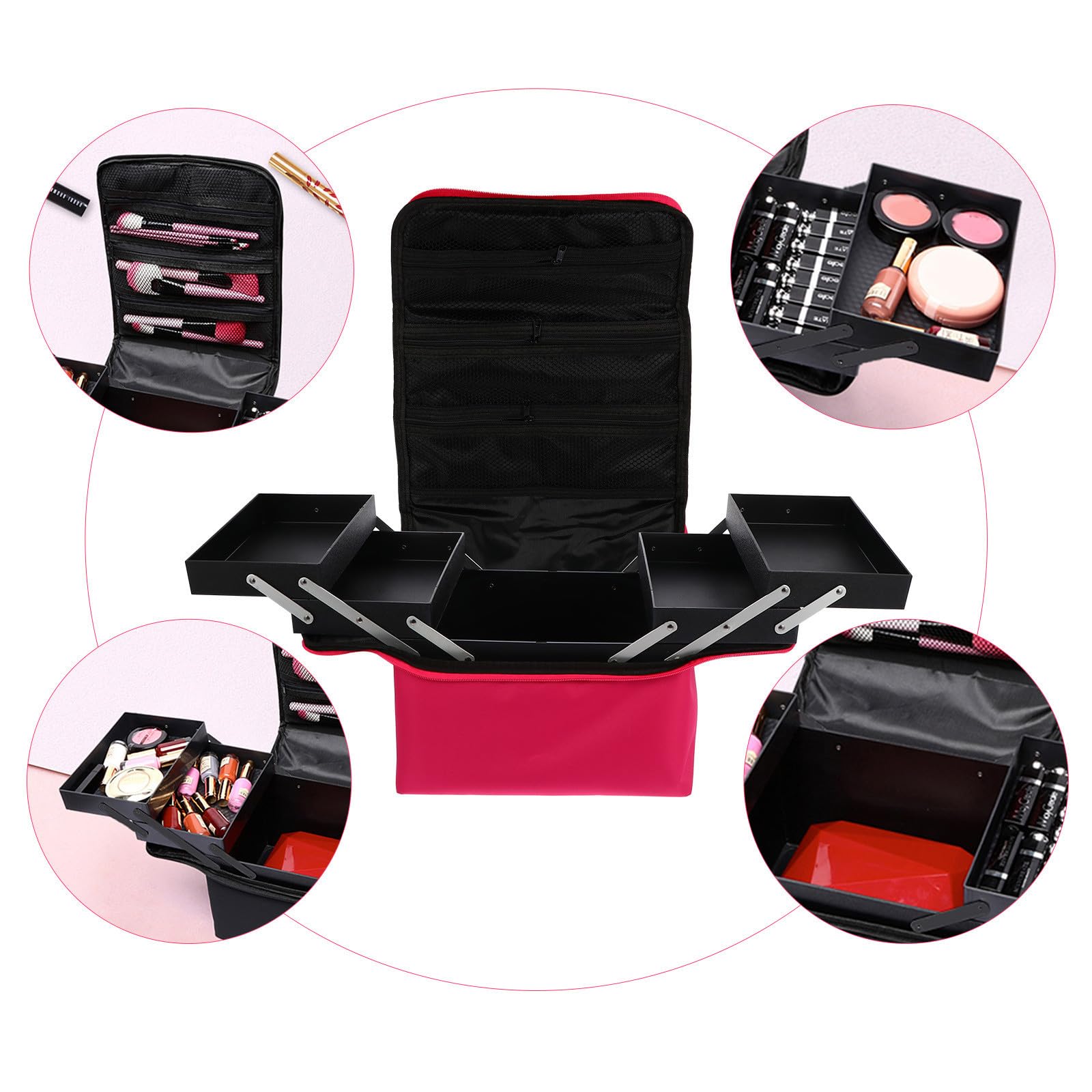 Bolsa de Almacenamiento de Maquillaje Multifuncional Oxford