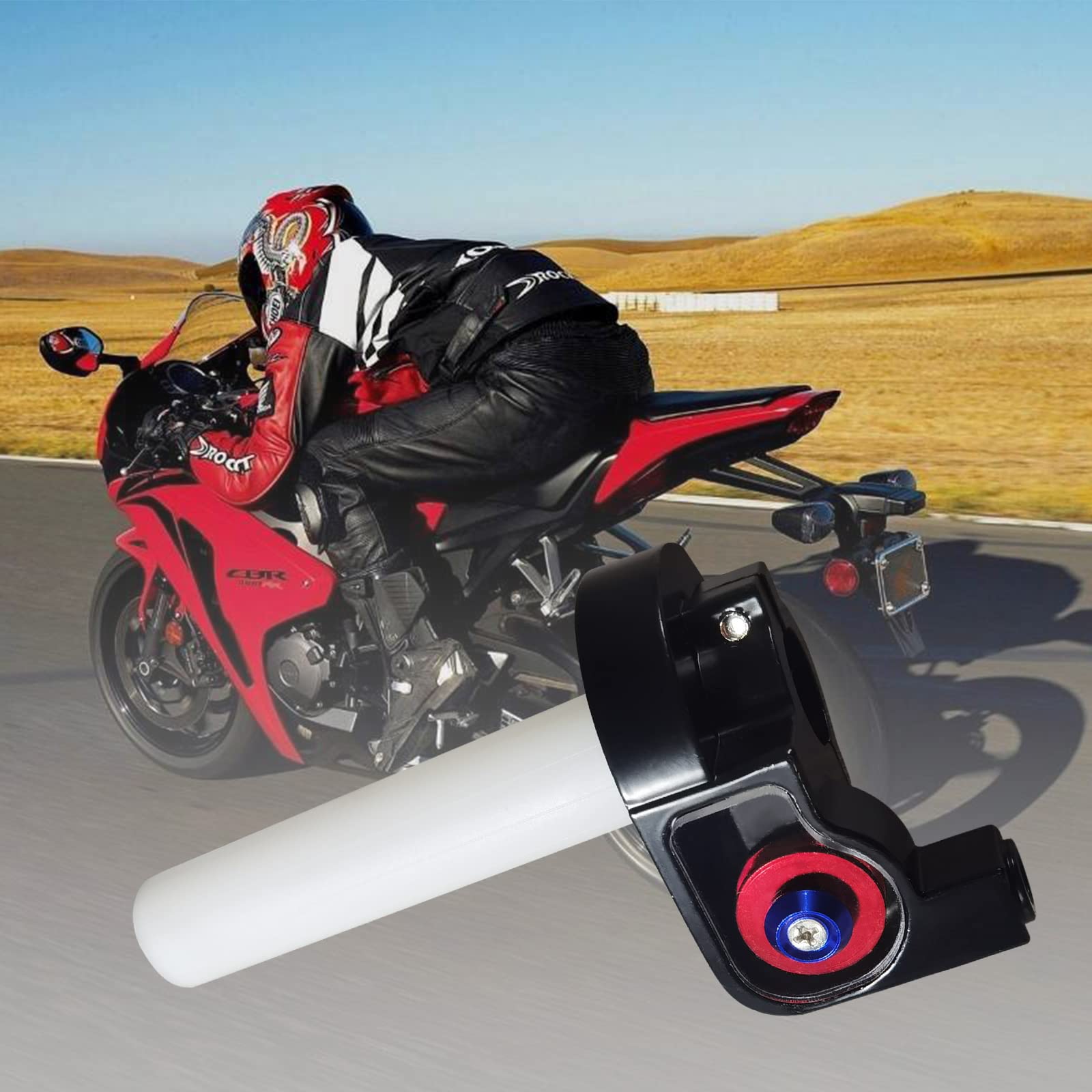 Cavo E Maniglia Dell'acceleratore A Rotazione, Maniglia Con Cavo, Cavo per Manubrio Da 7/8",Cavo Dell'acceleratore A Rotazione Rapida, Per Atv Da Cross E Pocket Bike Da 50-200CC