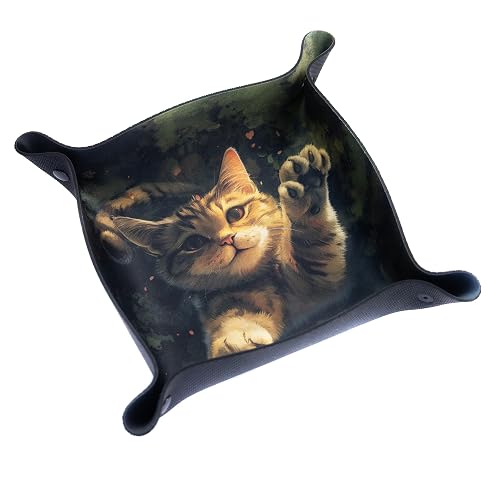 Bandeja de Dados - Gato Jugando 22 x 22 cm