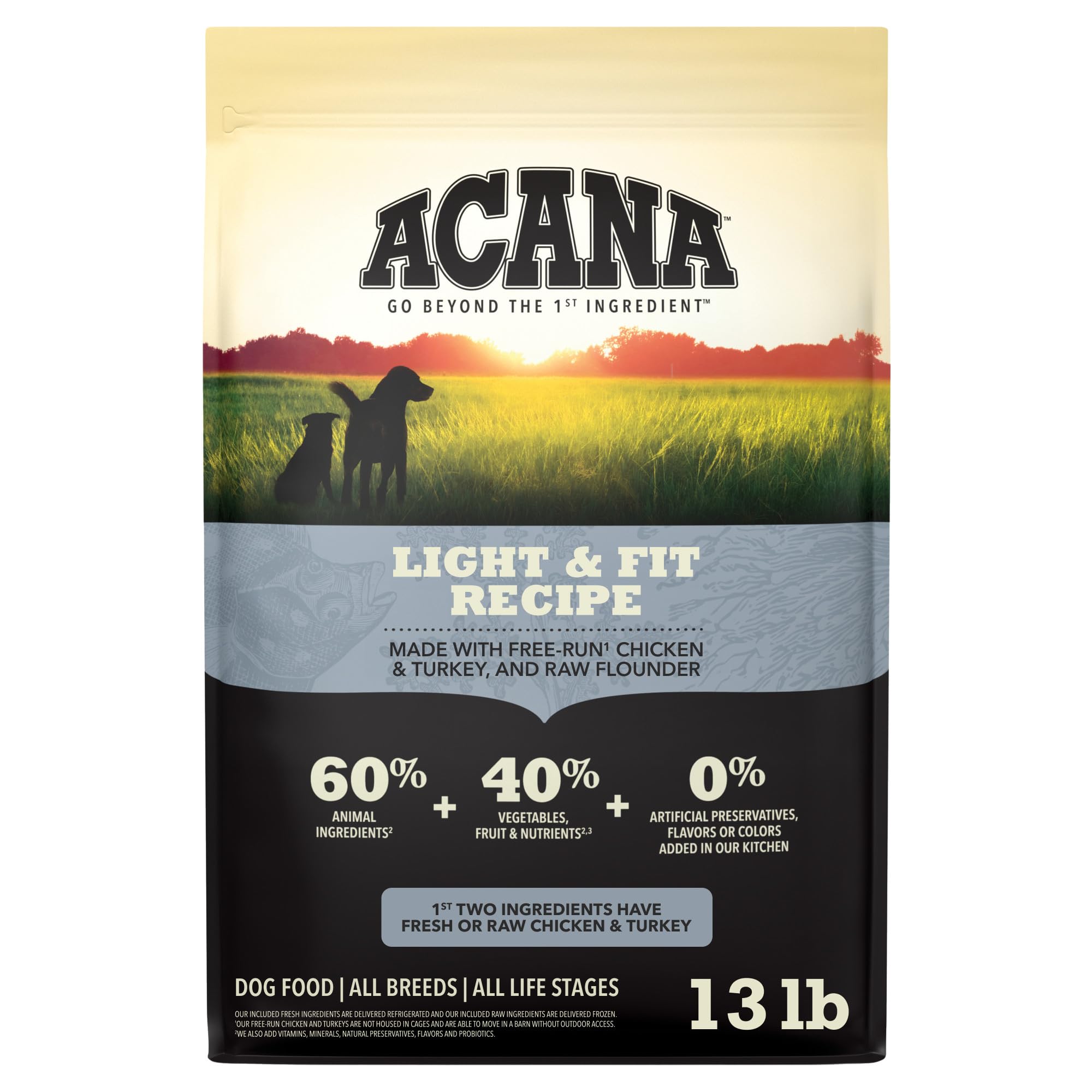 ACANA Grain Free Dry Dog Food Light & Fit Recipe