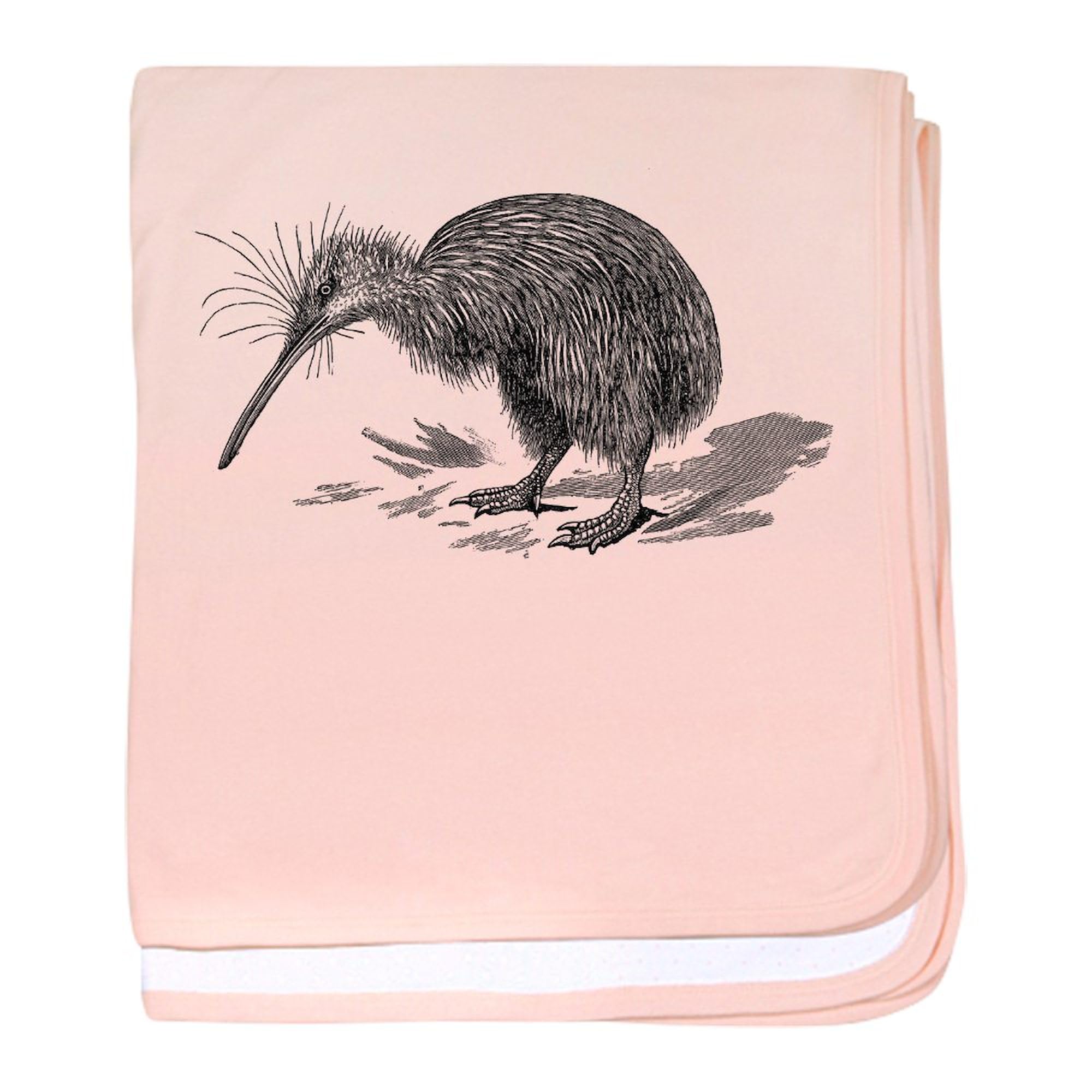 CafePress Vintage Kiwi Bird New Zealand Birds B Baby Blanket, Super Soft Newborn Swaddle