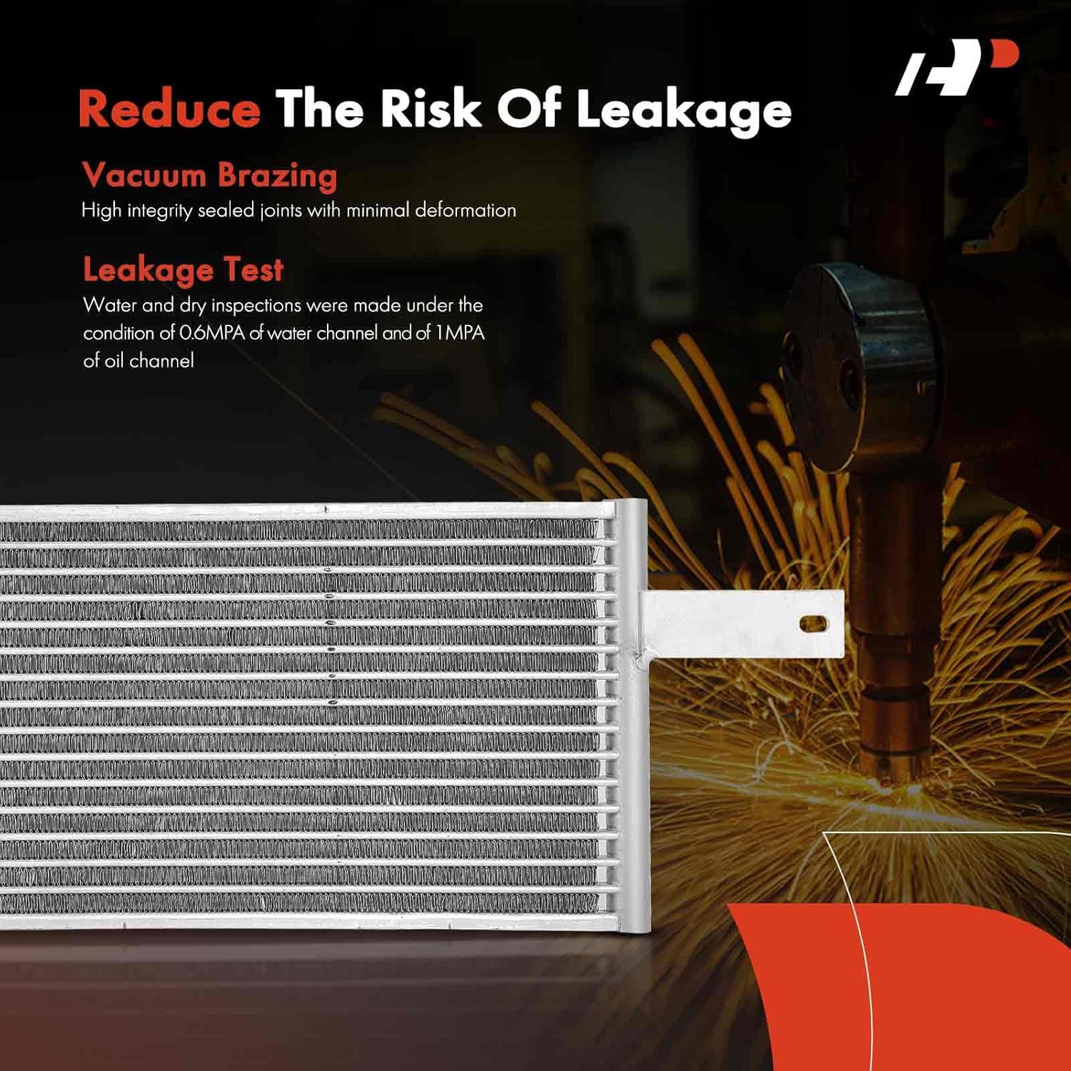 A-Premium Transmission Oil Cooler Compatible with Jeep Wrangler 2012-2017, Wrangler JK 2018, 3.6L