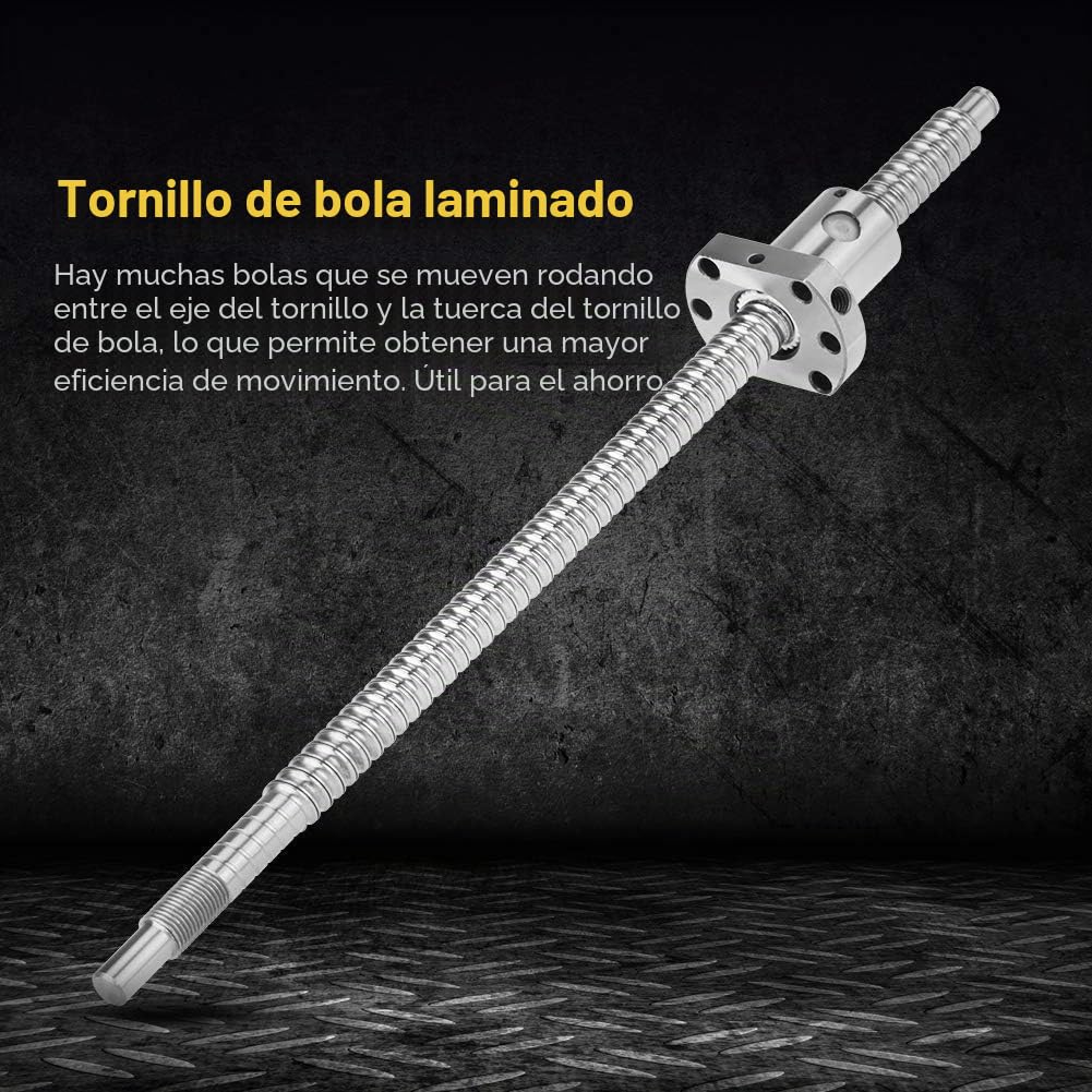 SFU1204 300 mm rodado Ballscrew Ballnut Anti-Backlash sin soportes laterales para piezas CNC