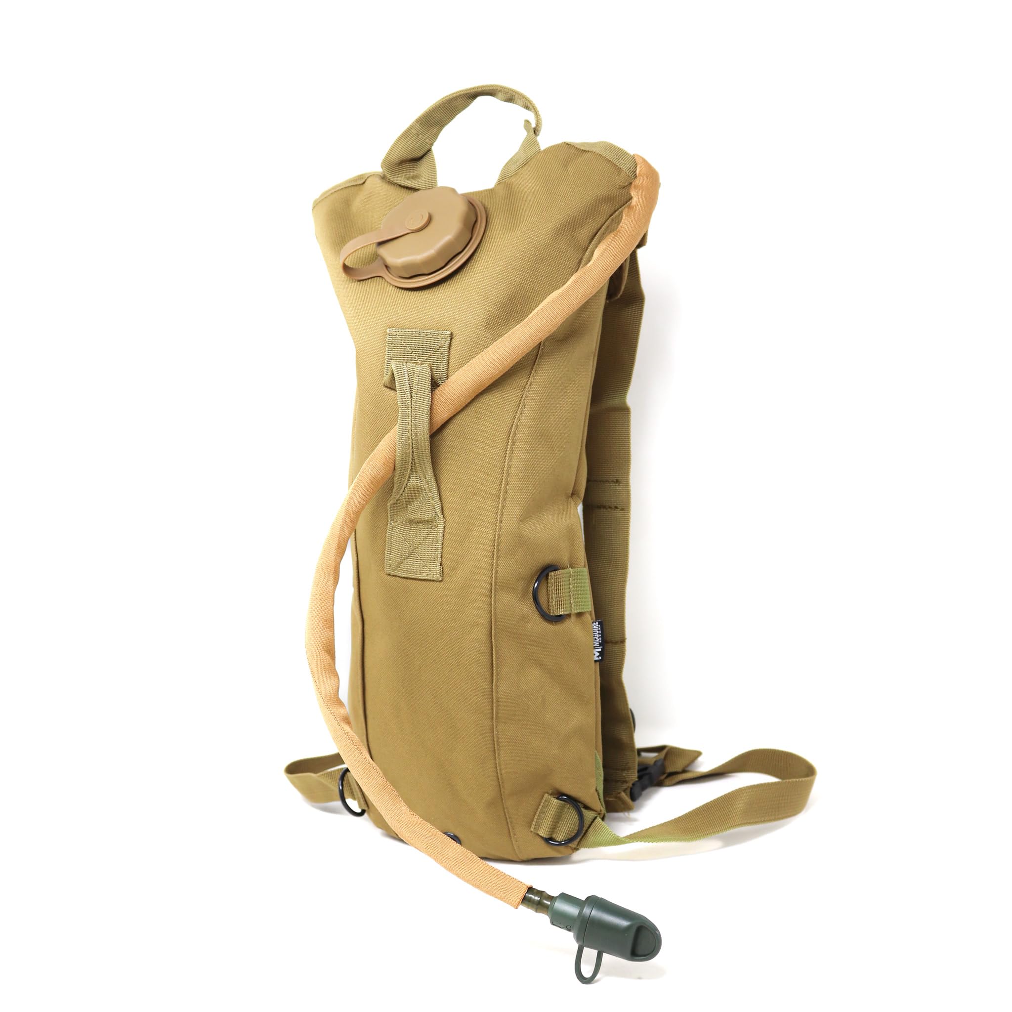 M MCGUIRE GEAR Zaino per l'idratazione, con sacca idrica, zaino da trekking in nylon impermeabile con sacca d'acqua, zaino per corsa, ciclismo e ciclismo