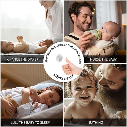 Miniatura 5 de Regalos para la nueva mamá, regalos de baby shower, moneda de decisión para padres nuevos, regalos de embarazo para futuras mamás primerizas,